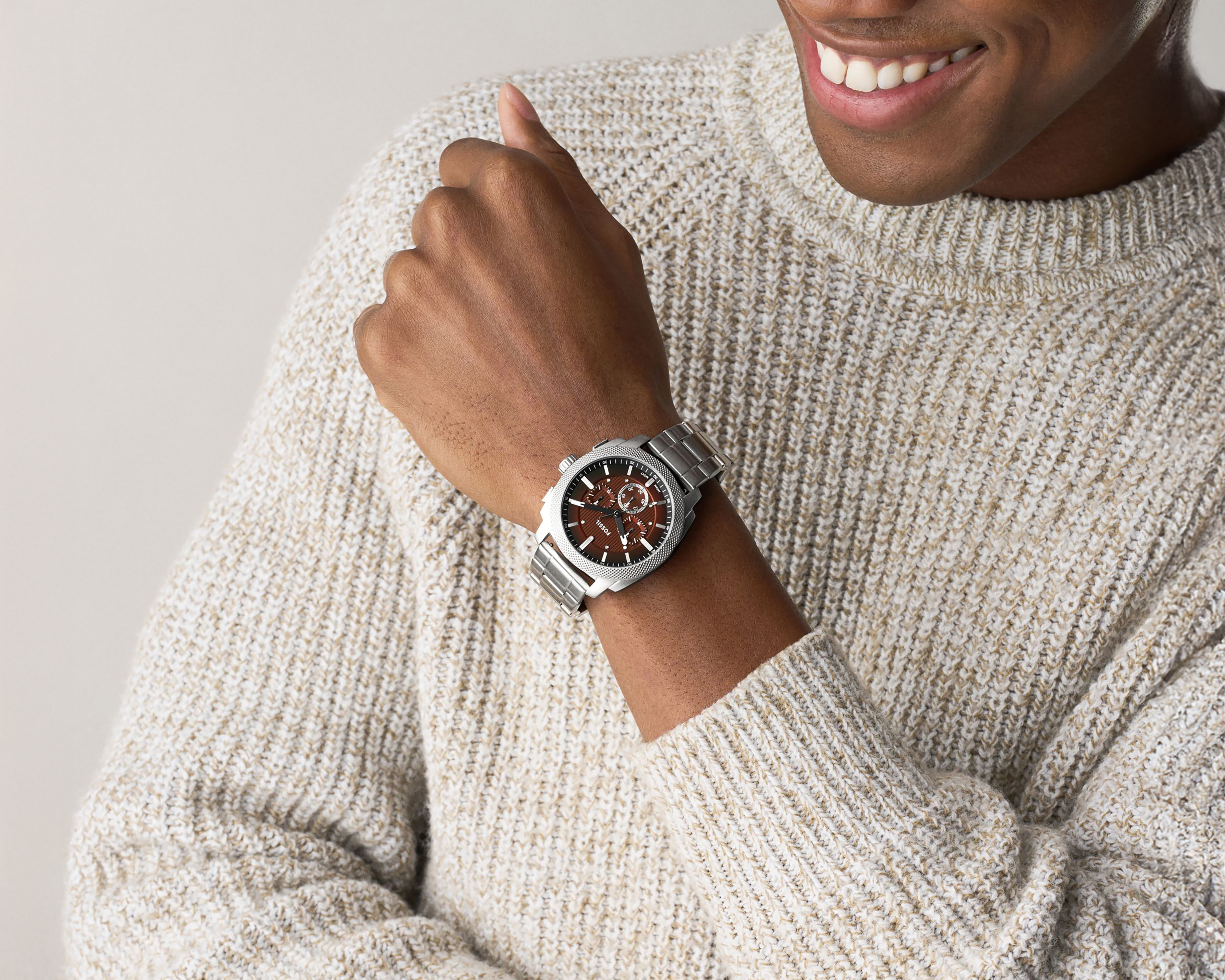 Foto 7 | Foto 7 | Reloj Fossil para Hombre FS6144 Plateado