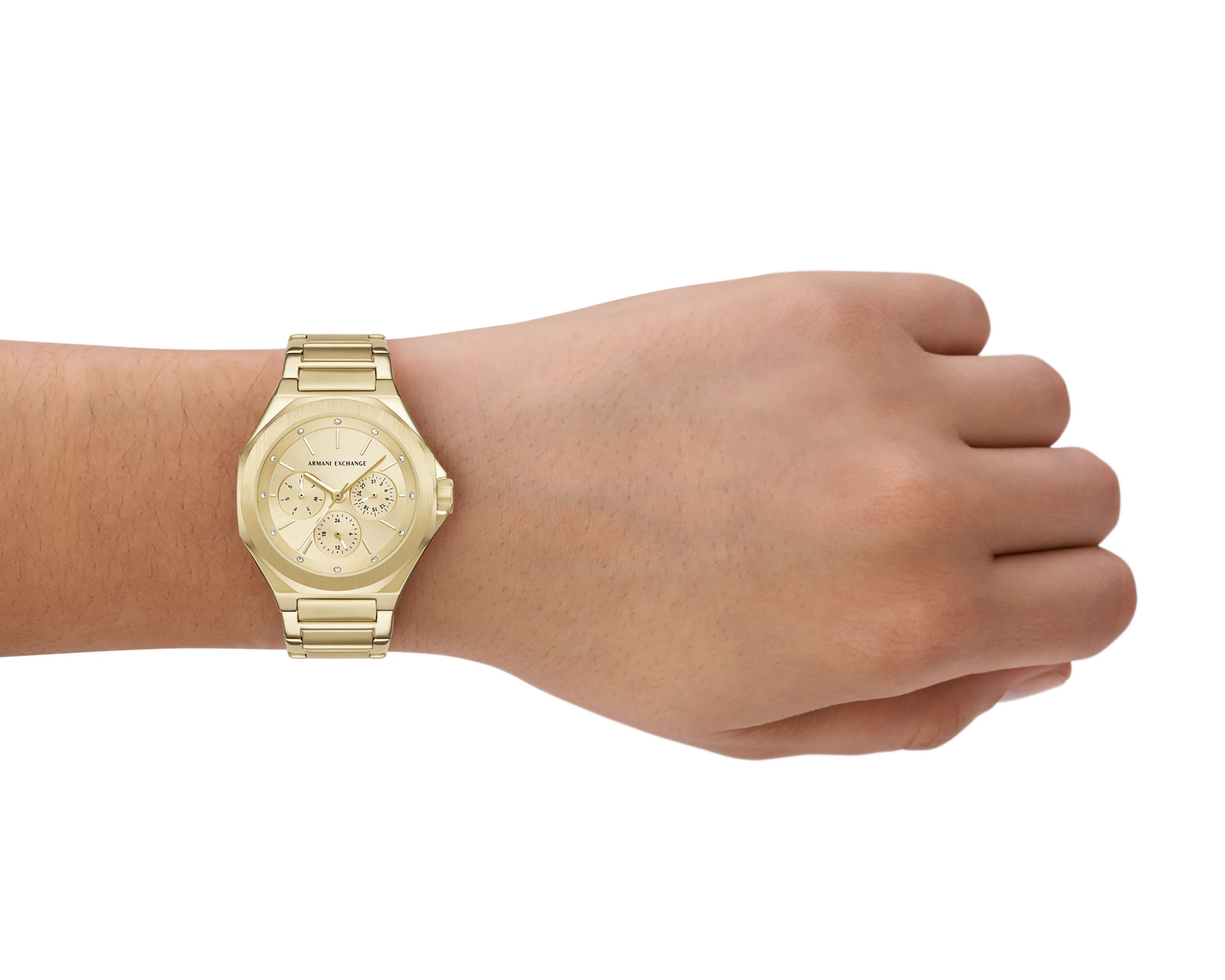 Foto 4 | Foto 4 | Reloj Armani Exchange para Mujer AX4624 Dorado