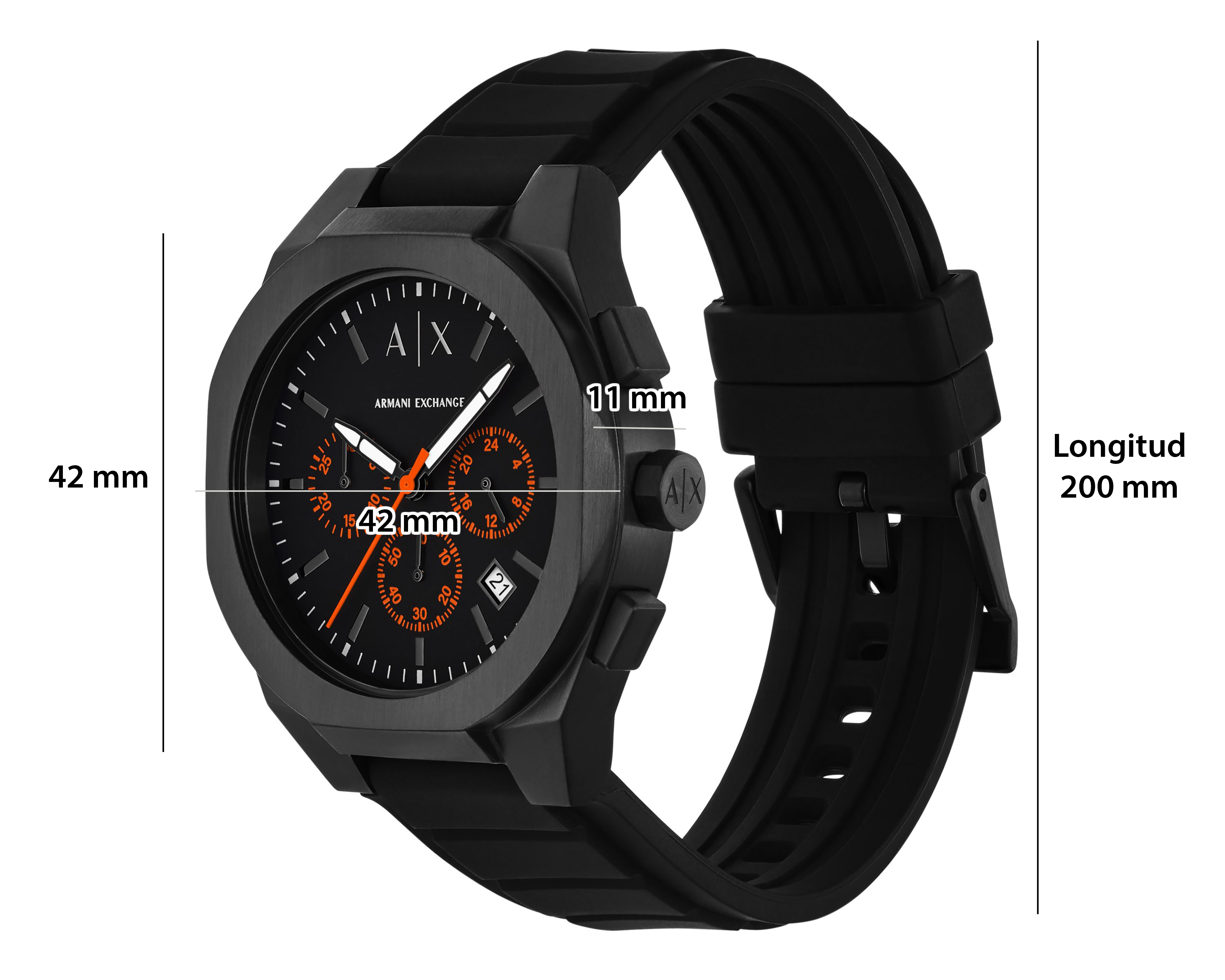Foto 7 | Foto 7 | Reloj Armani Exchange para Hombre Sync Negro