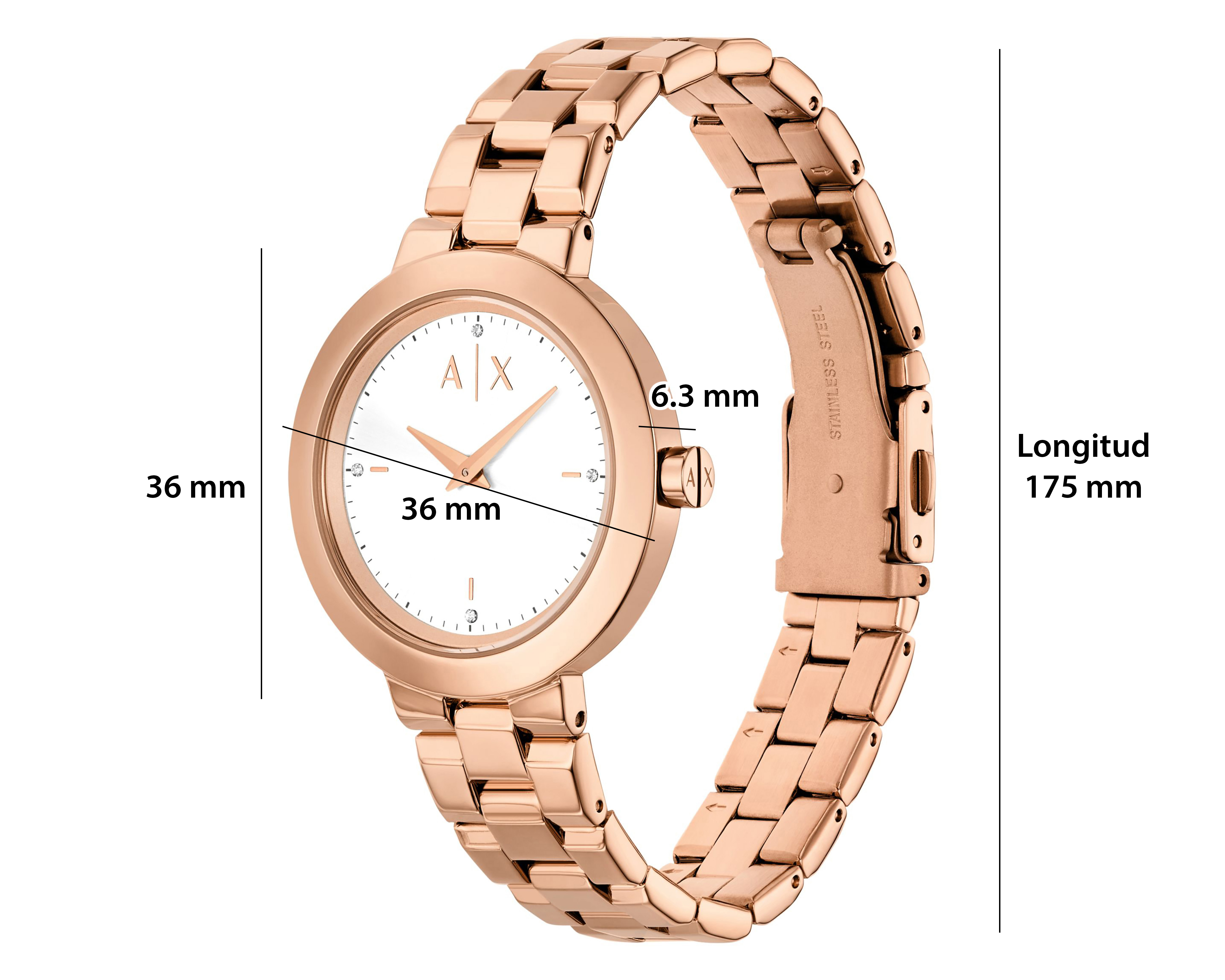 Foto 9 | Foto 9 | Reloj Armani Exchange para Mujer AX7175SET con 1 Accesorio