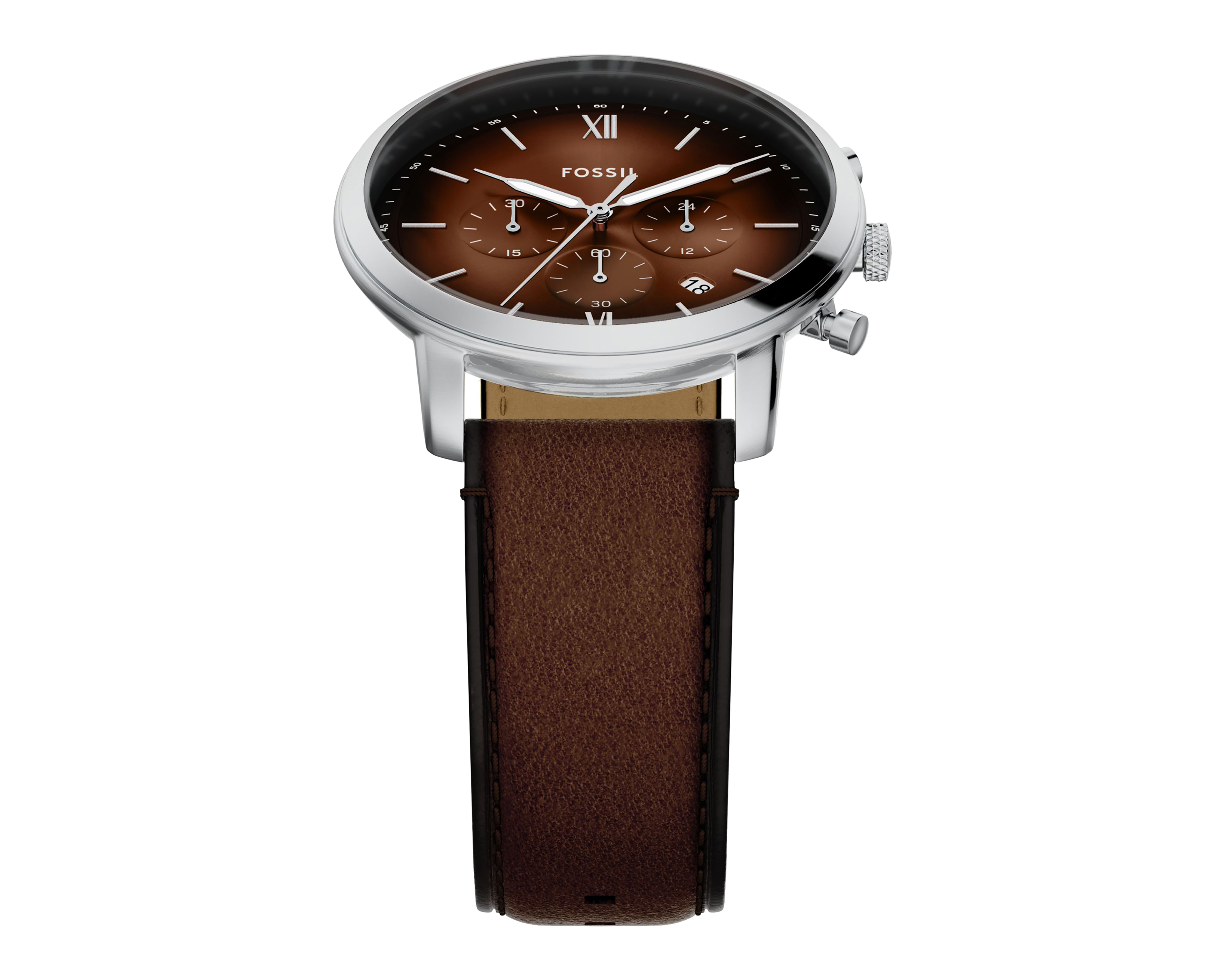 Foto 4 | Foto 4 | Reloj Fossil para Hombre FS6143 Marrón