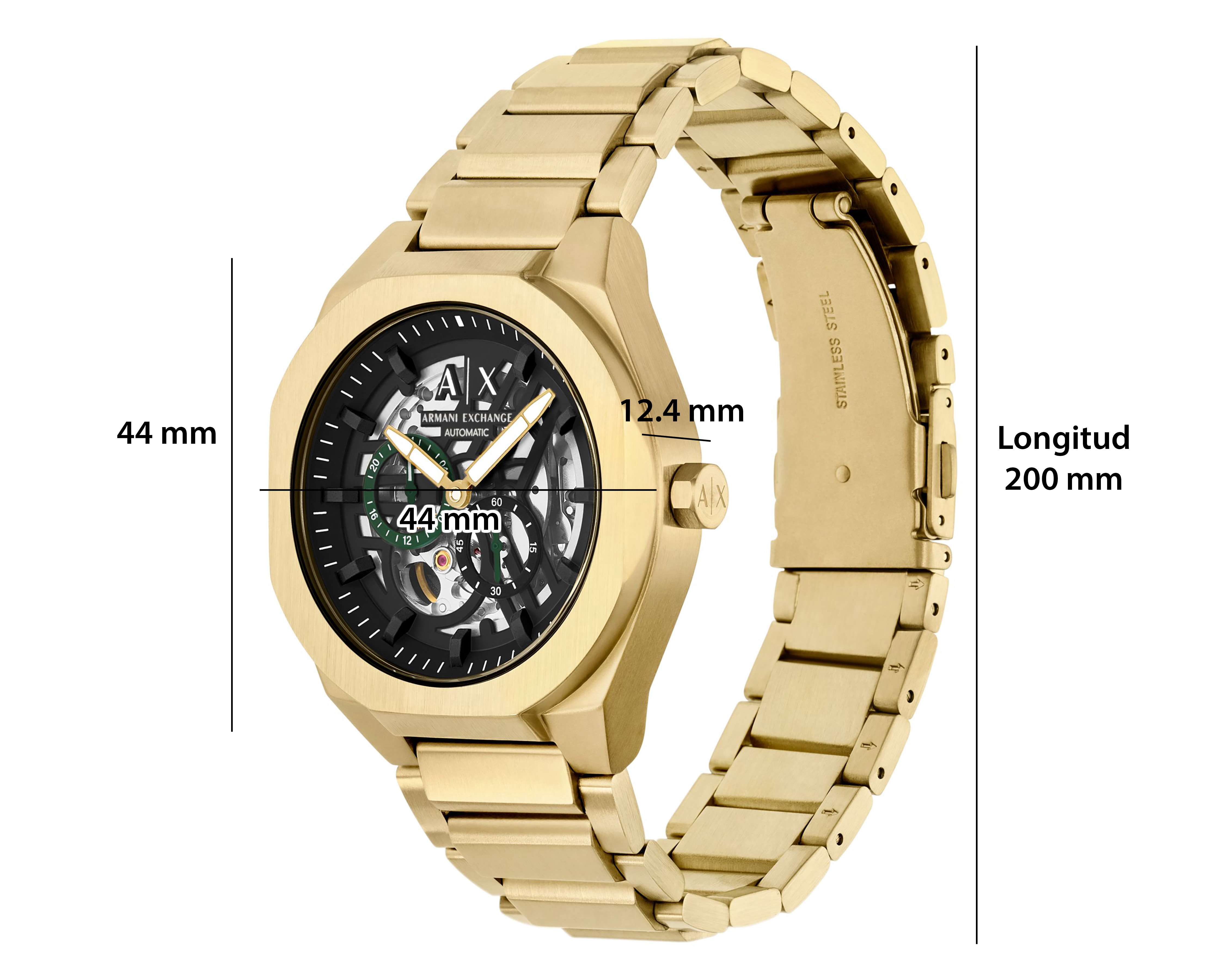 Foto 7 pulgar | Foto 6 | Reloj Armani Exchange para Hombre AX4194 Dorado