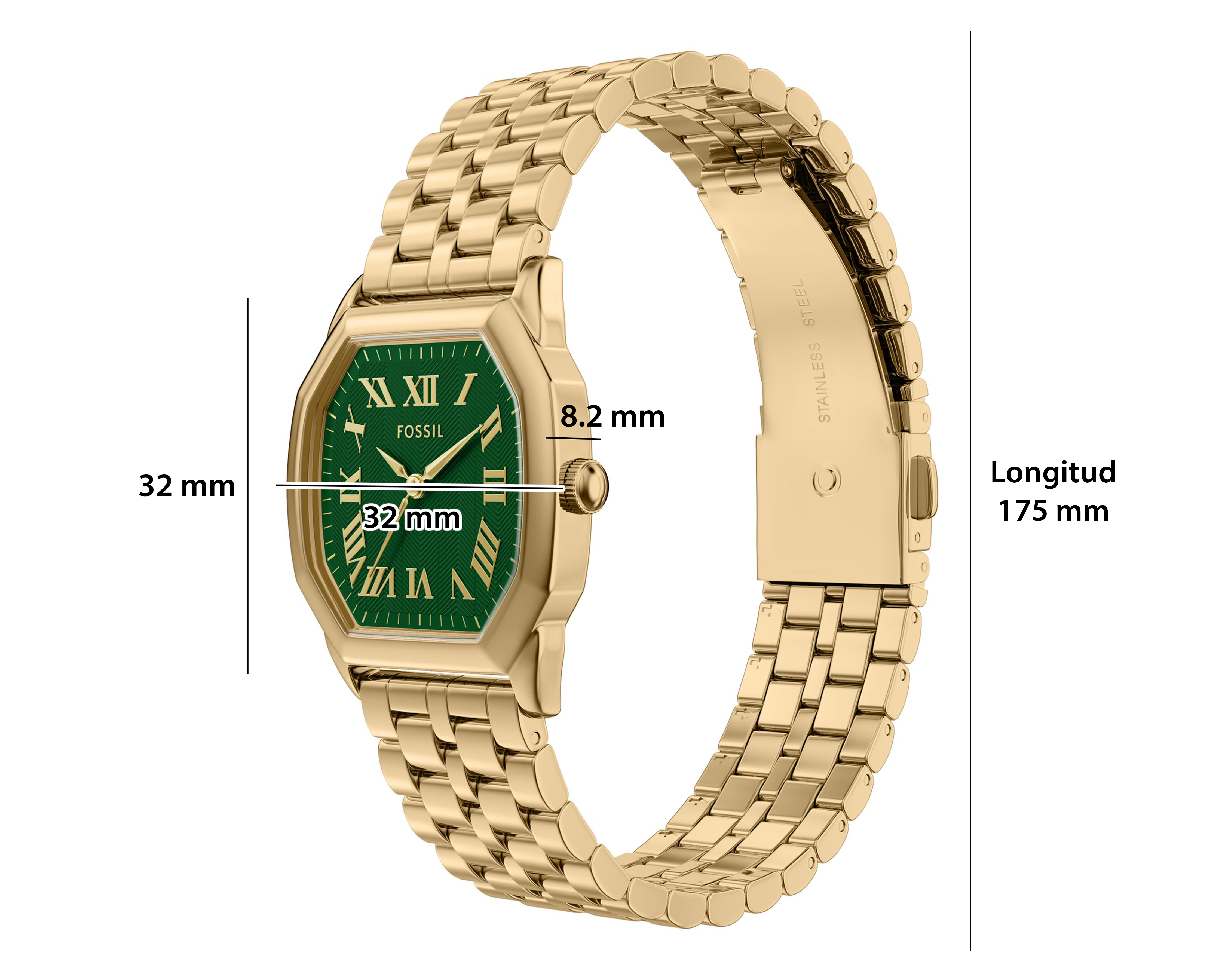 Foto 9 | Foto 9 | Reloj Fossil para Mujer ES5451 Dorado