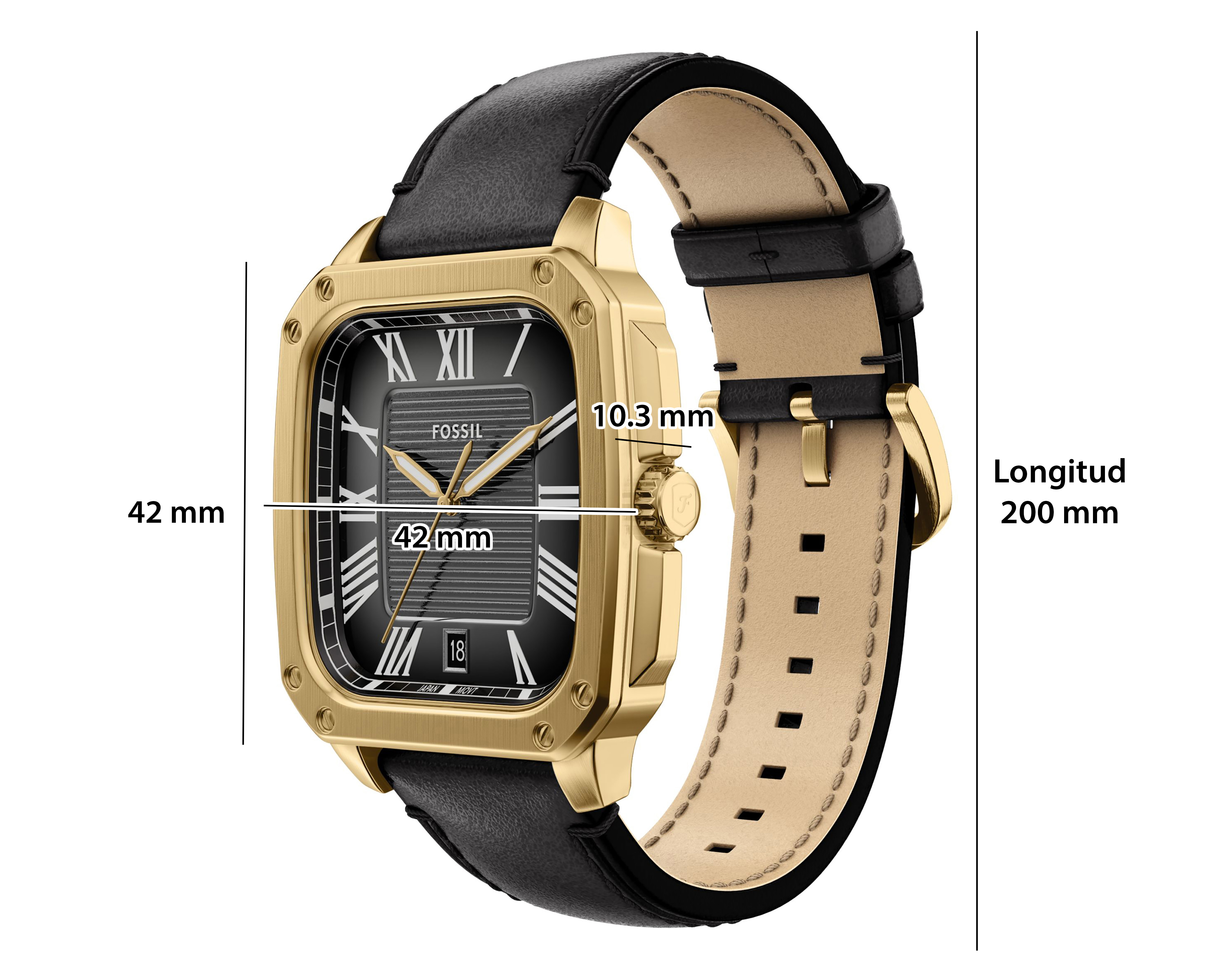 Foto 11 pulgar | Foto 10 | Reloj Fossil para Hombre FS6151 Negro