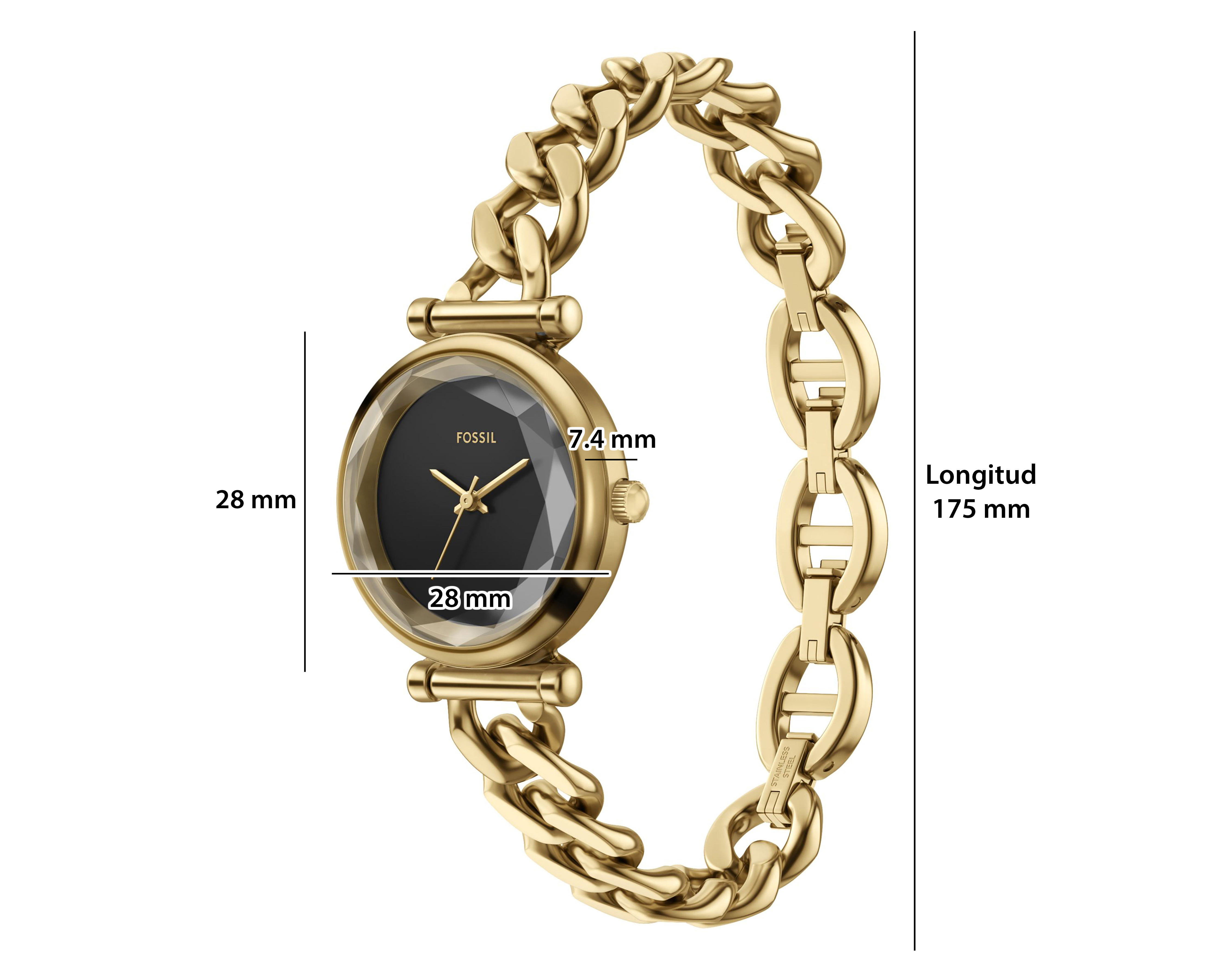 Foto 9 | Foto 9 | Reloj Fossil para Mujer ES5440 Dorado