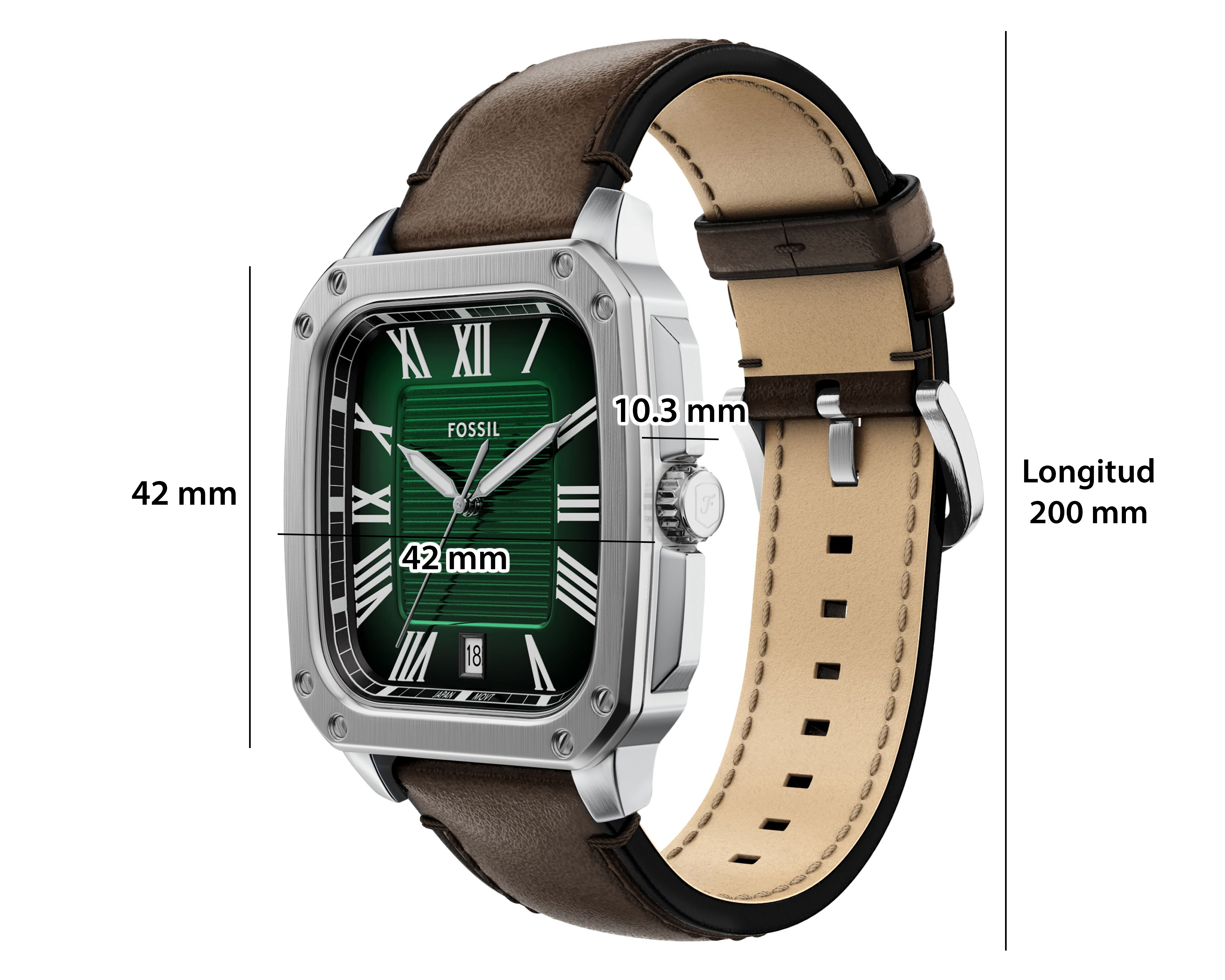 Foto 11 pulgar | Foto 10 | Reloj Fossil para Hombre FS6150 Verde