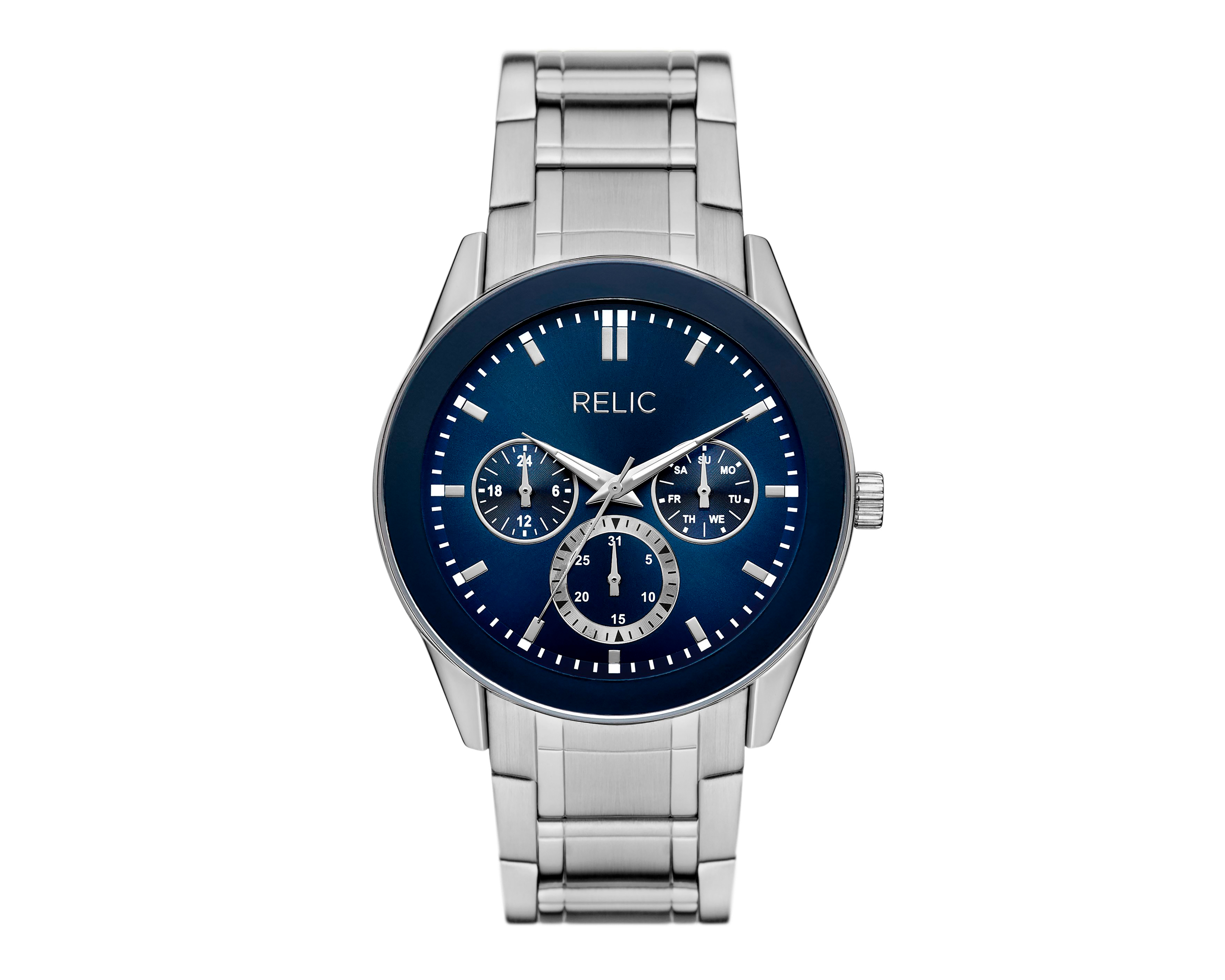 Foto 2 pulgar | Foto 1 | Reloj Relic para Hombre ZR77344 Plateado