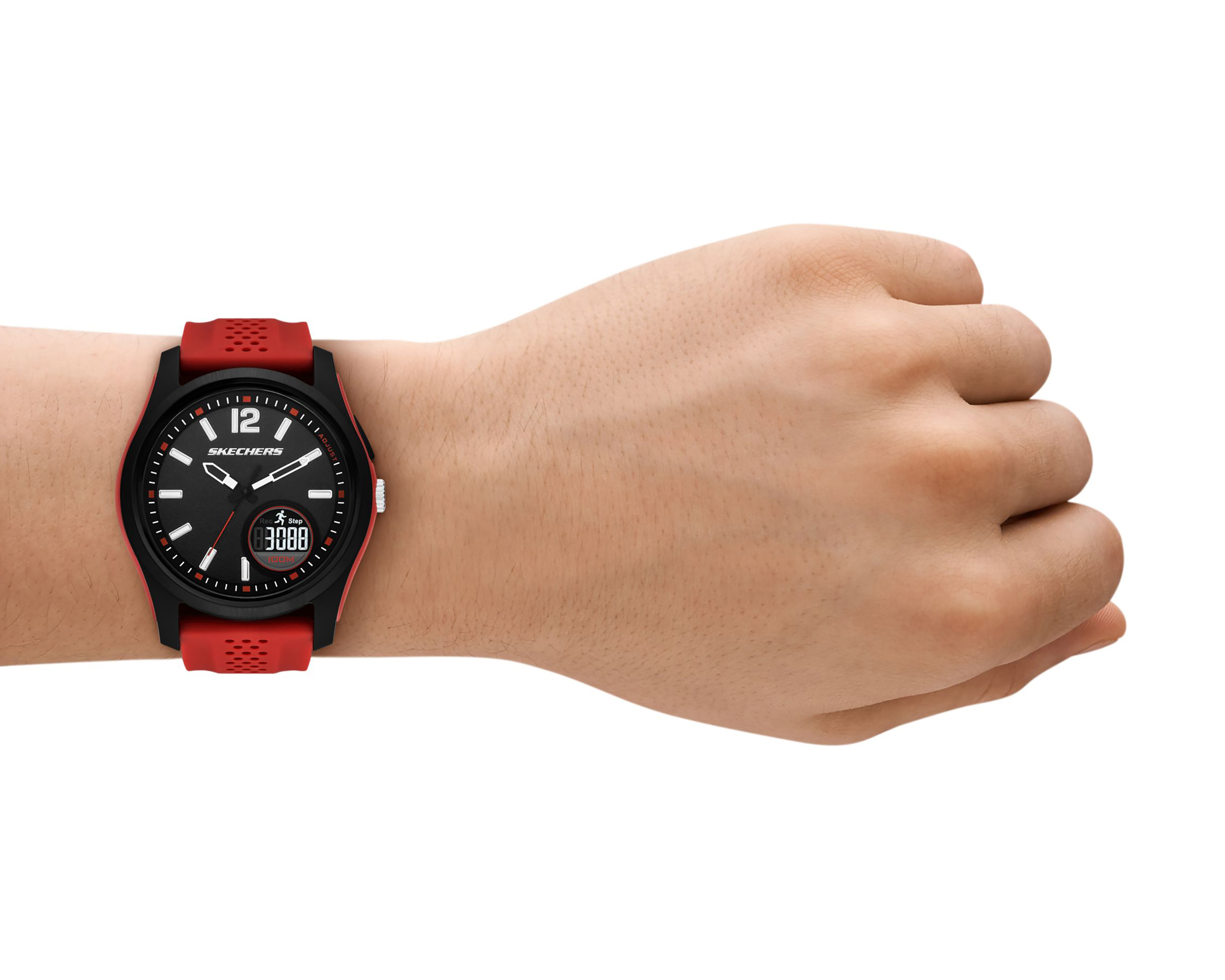 Foto 4 | Foto 4 | Reloj Skechers para Hombre Sellas Rojo