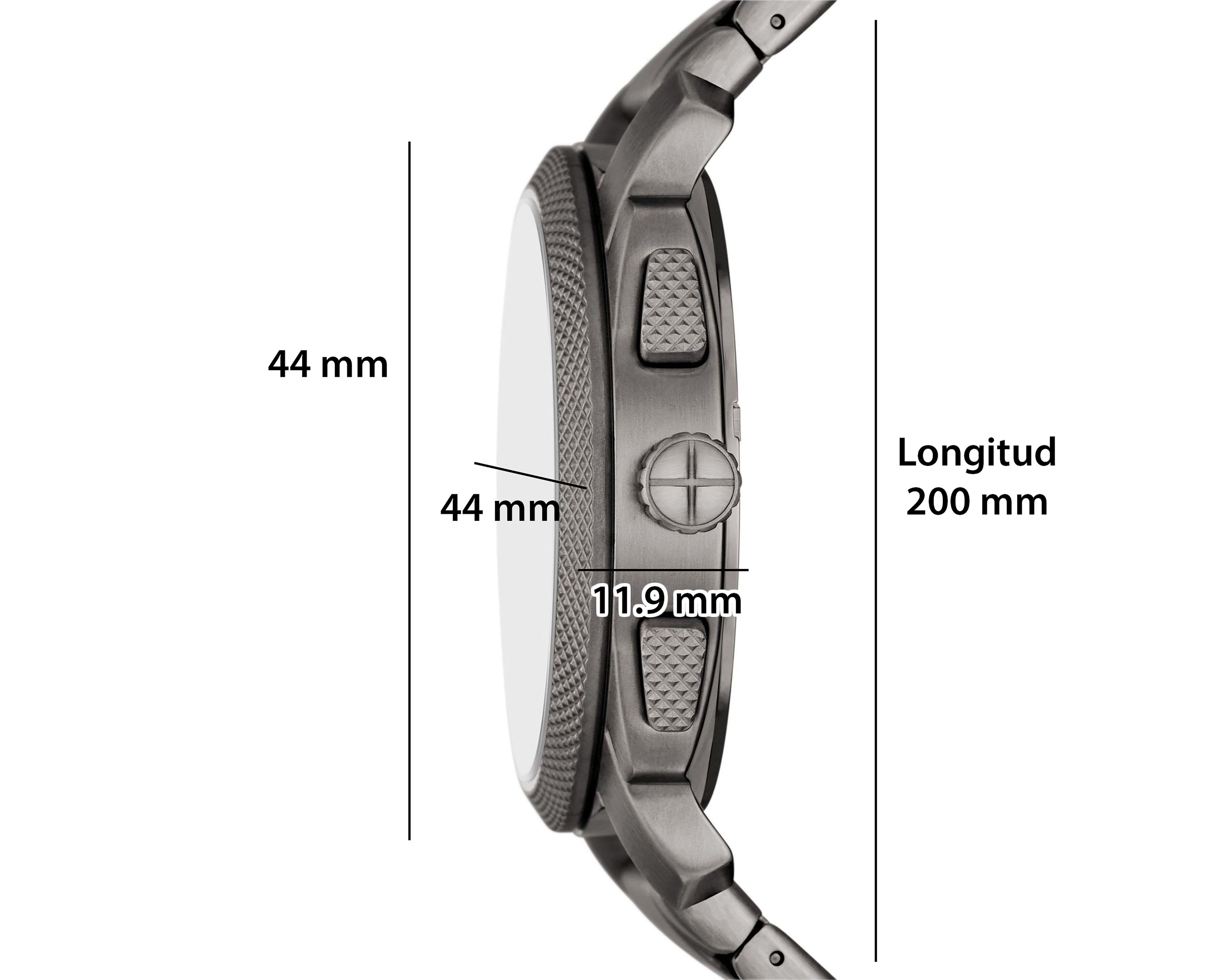 Foto 7 | Foto 7 | Reloj Fossil para Hombre FS6098 Gunmetal