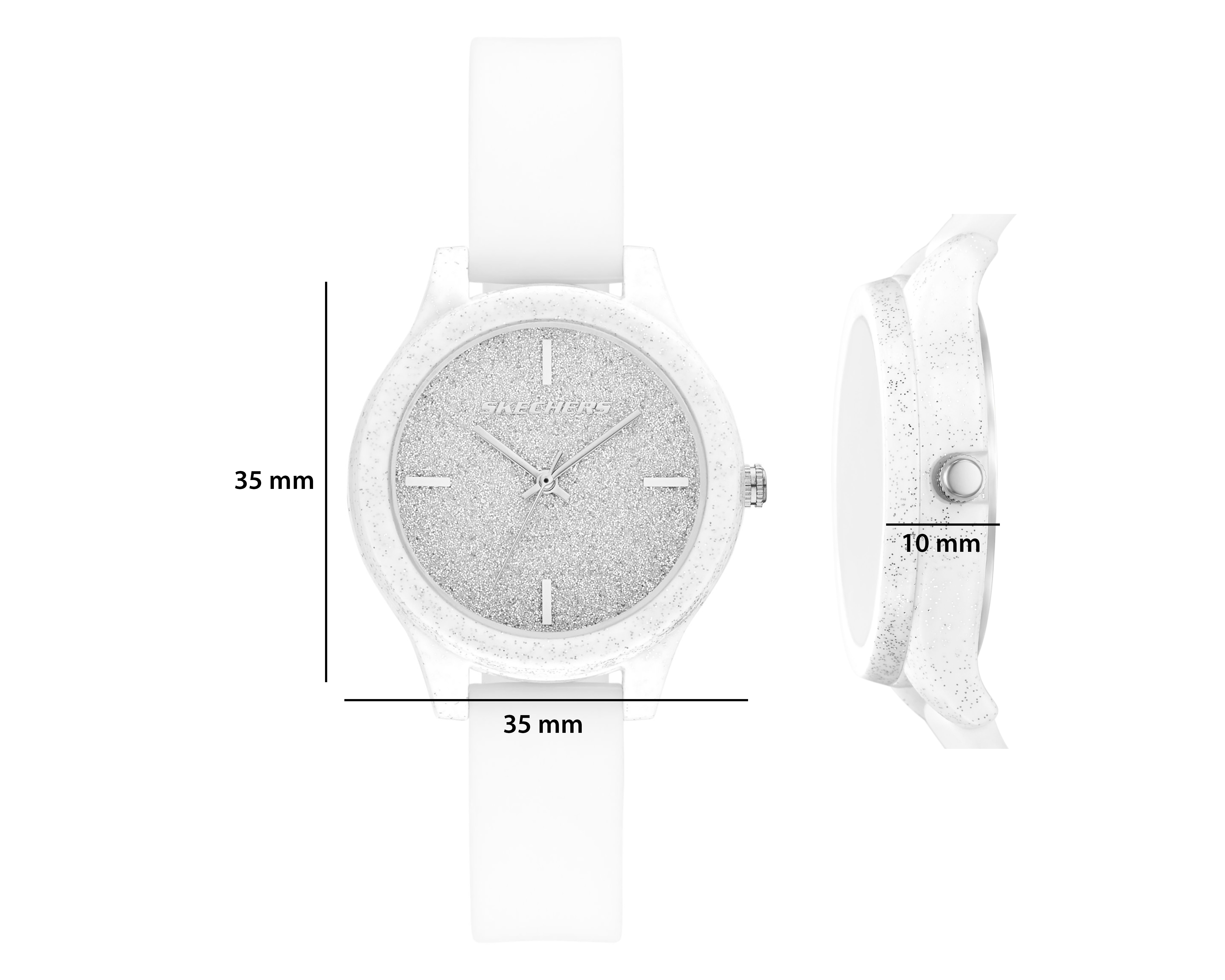 Foto 7 | Foto 7 | Reloj Skechers para Mujer SR6337 Blanco