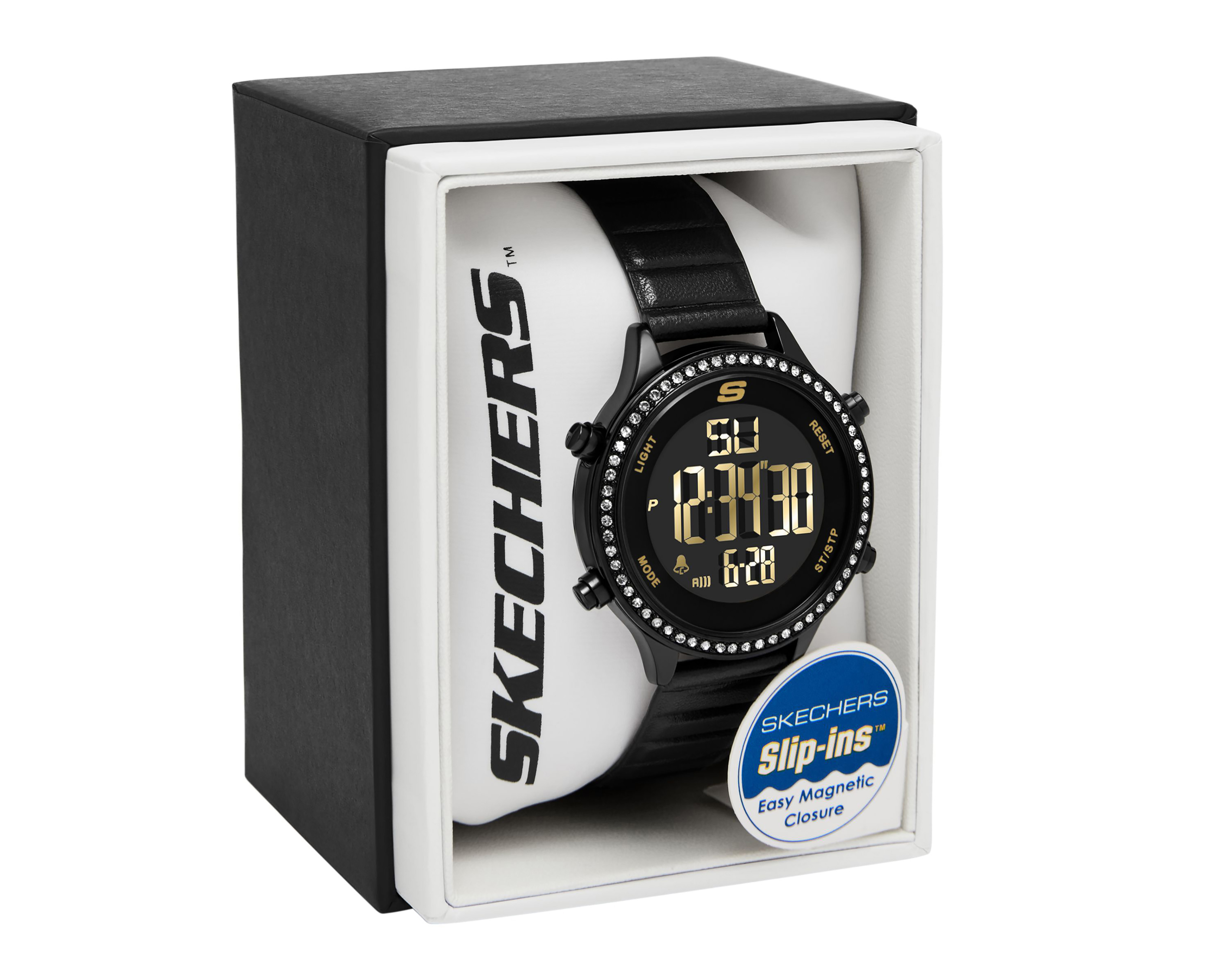 Foto 6 pulgar | Foto 5 | Reloj Skechers para Mujer Aliso Negro