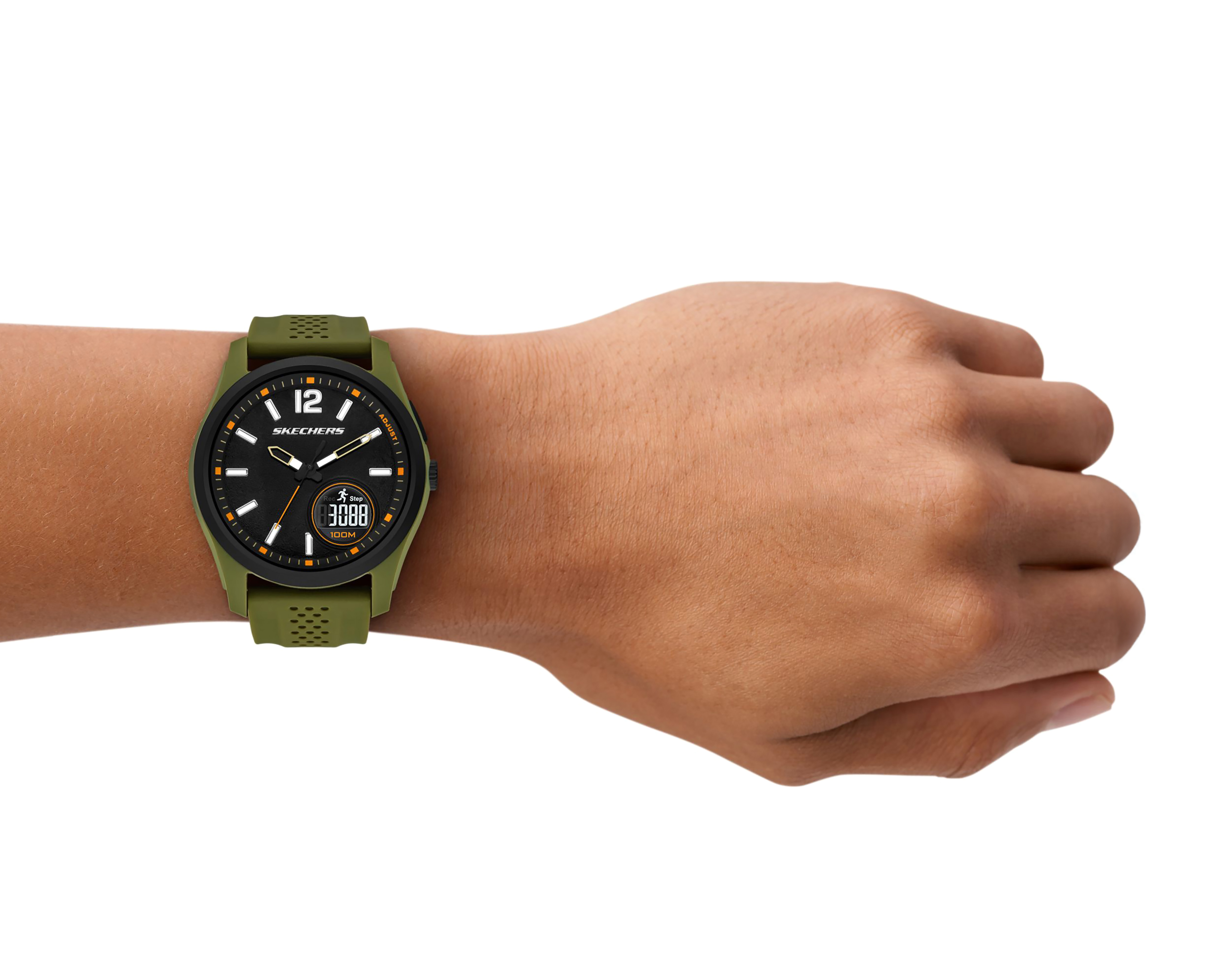 Foto 4 | Foto 4 | Reloj Skechers para Hombre Sellas Verde