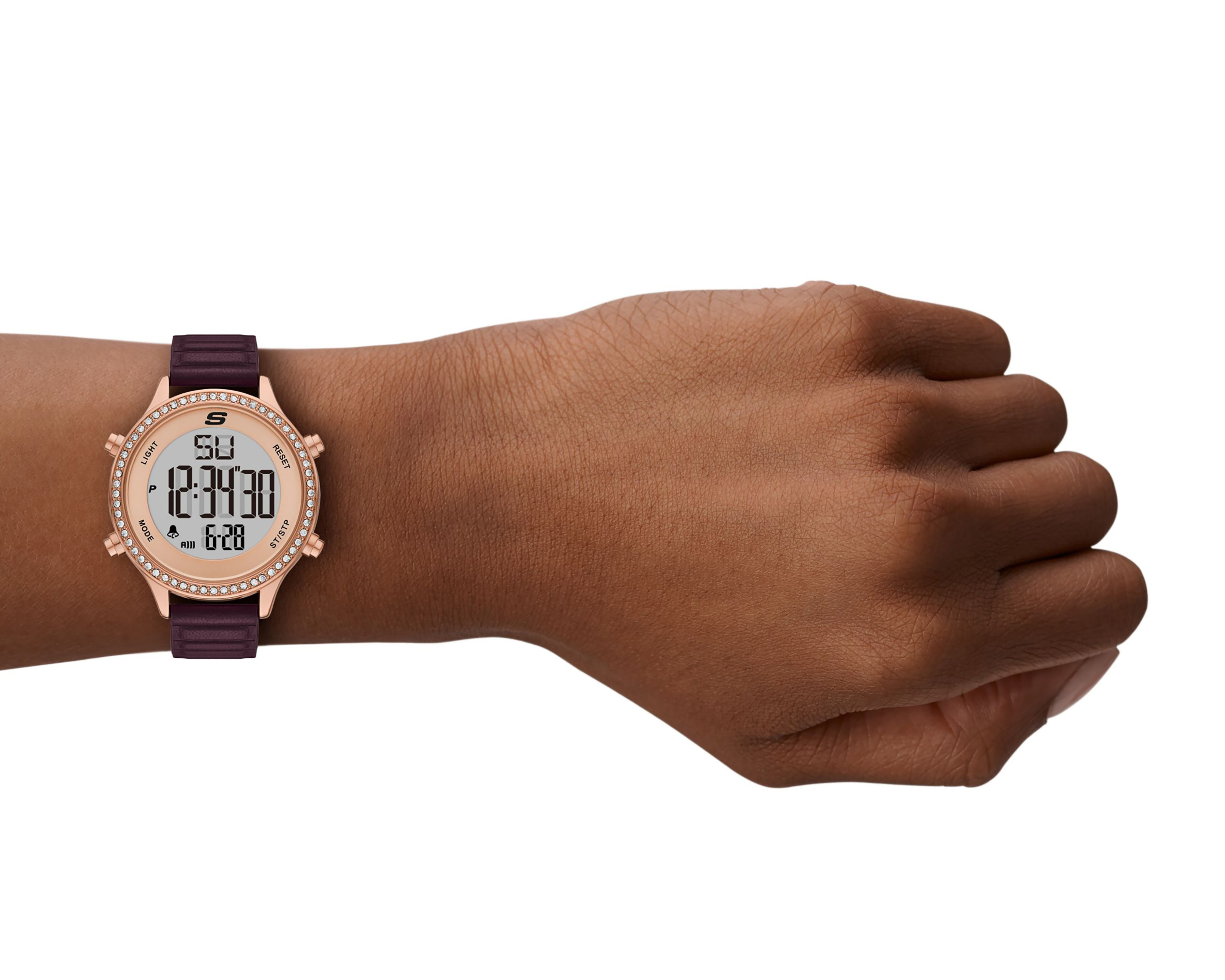 Foto 4 | Foto 4 | Reloj Skechers para Mujer SR6342 Borgoña