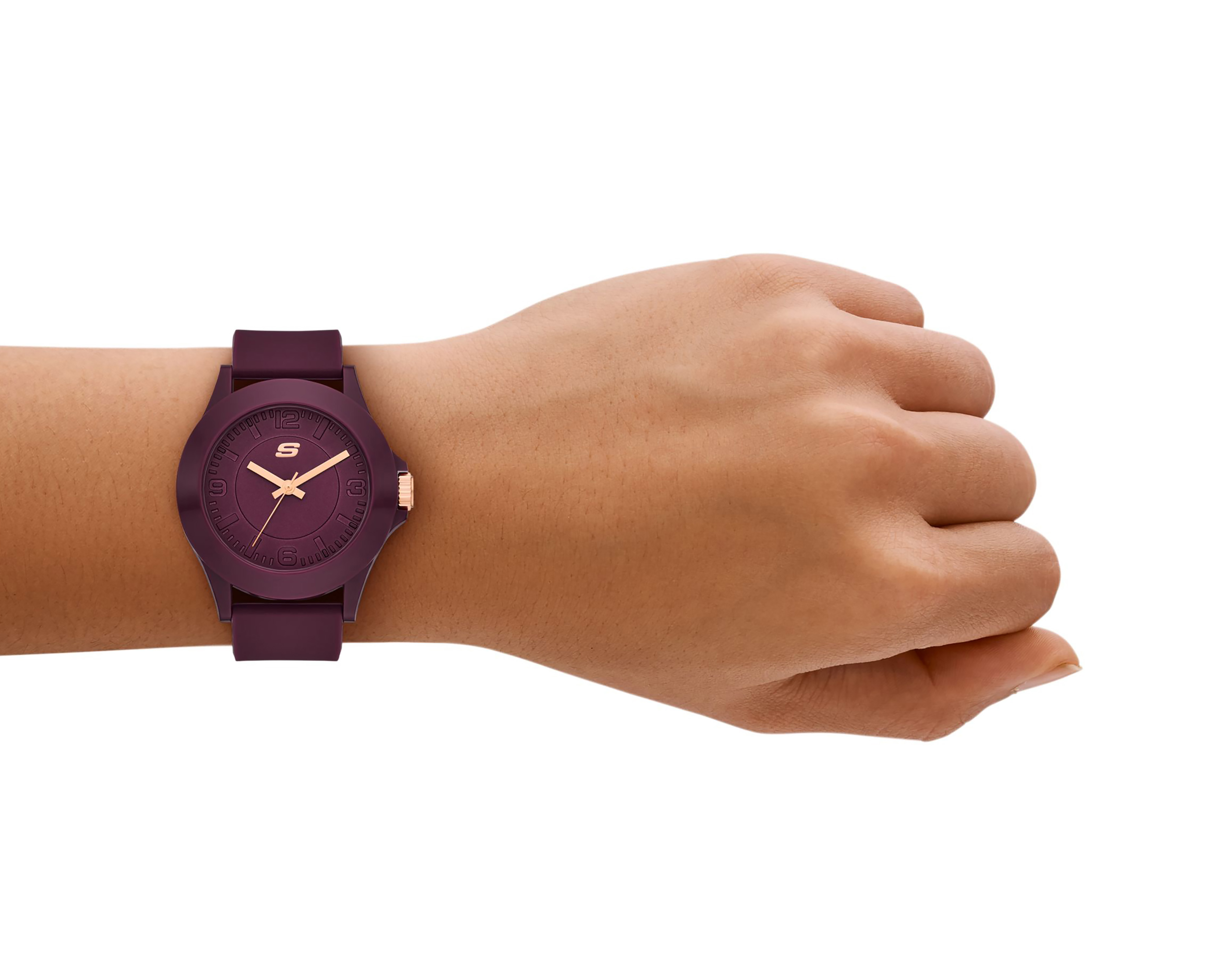 Foto 4 | Foto 4 | Reloj Skechers para Mujer SR6344 Borgoña