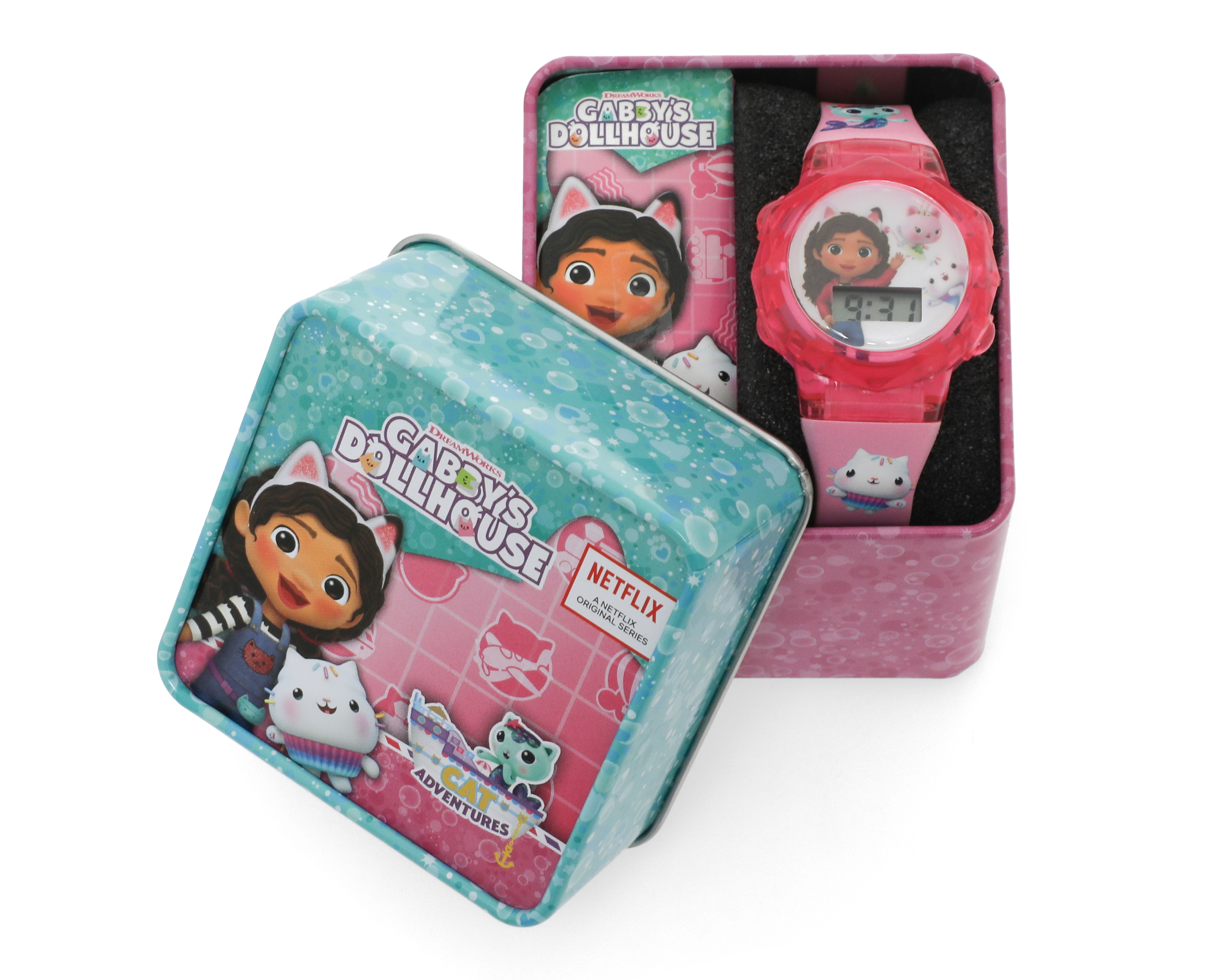 Foto 7 pulgar | Foto 6 | Reloj Gabby's Dollhouse para Niña GAB4000RO Rosa