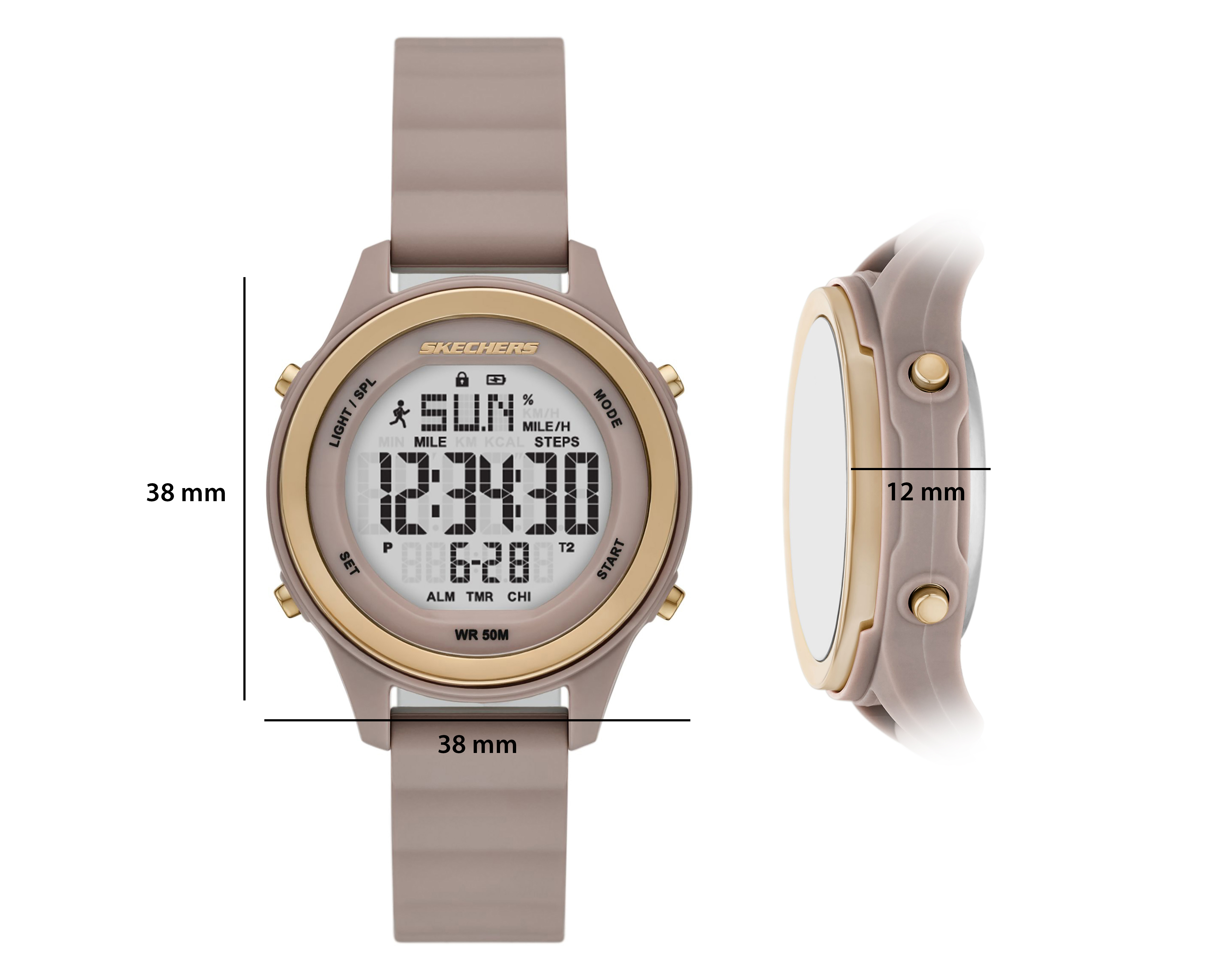 Foto 8 pulgar | Foto 7 | Reloj Skechers para Mujer SR6350 Nude