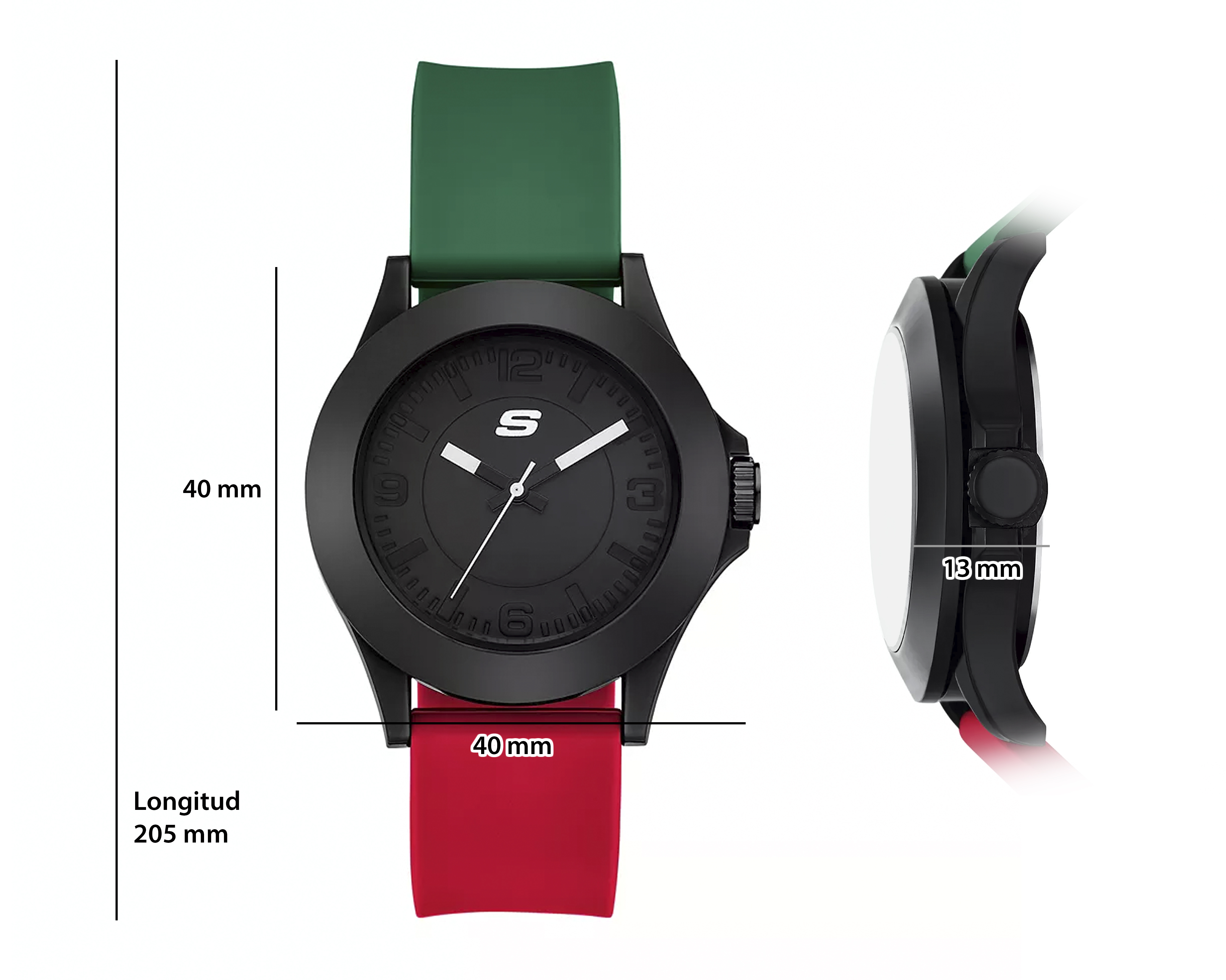 Foto 8 pulgar | Foto 7 | Reloj Skechers para Hombre SR6357 Negro