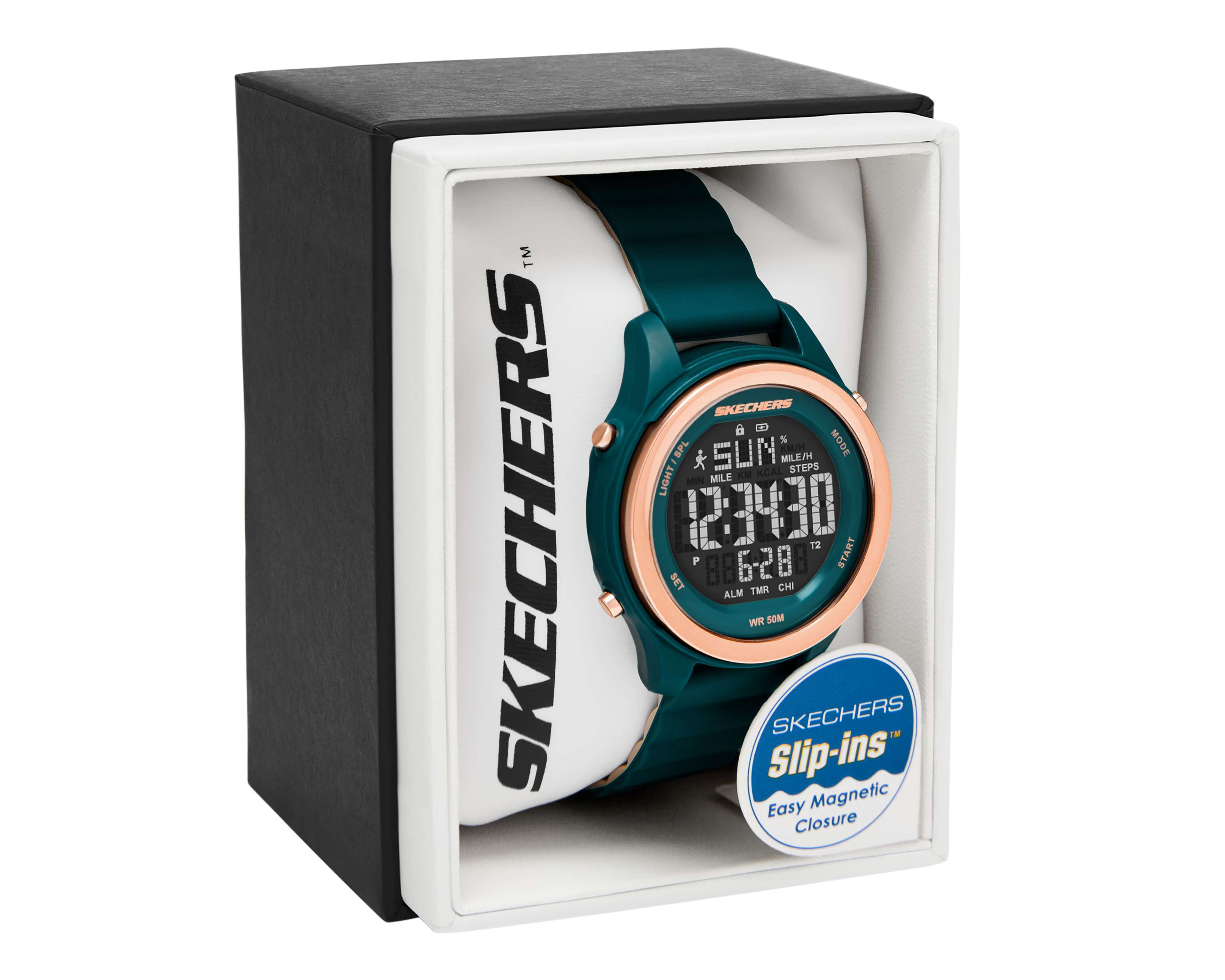 Foto 5 | Foto 5 | Reloj Skechers para Mujer Fairhaven Verde