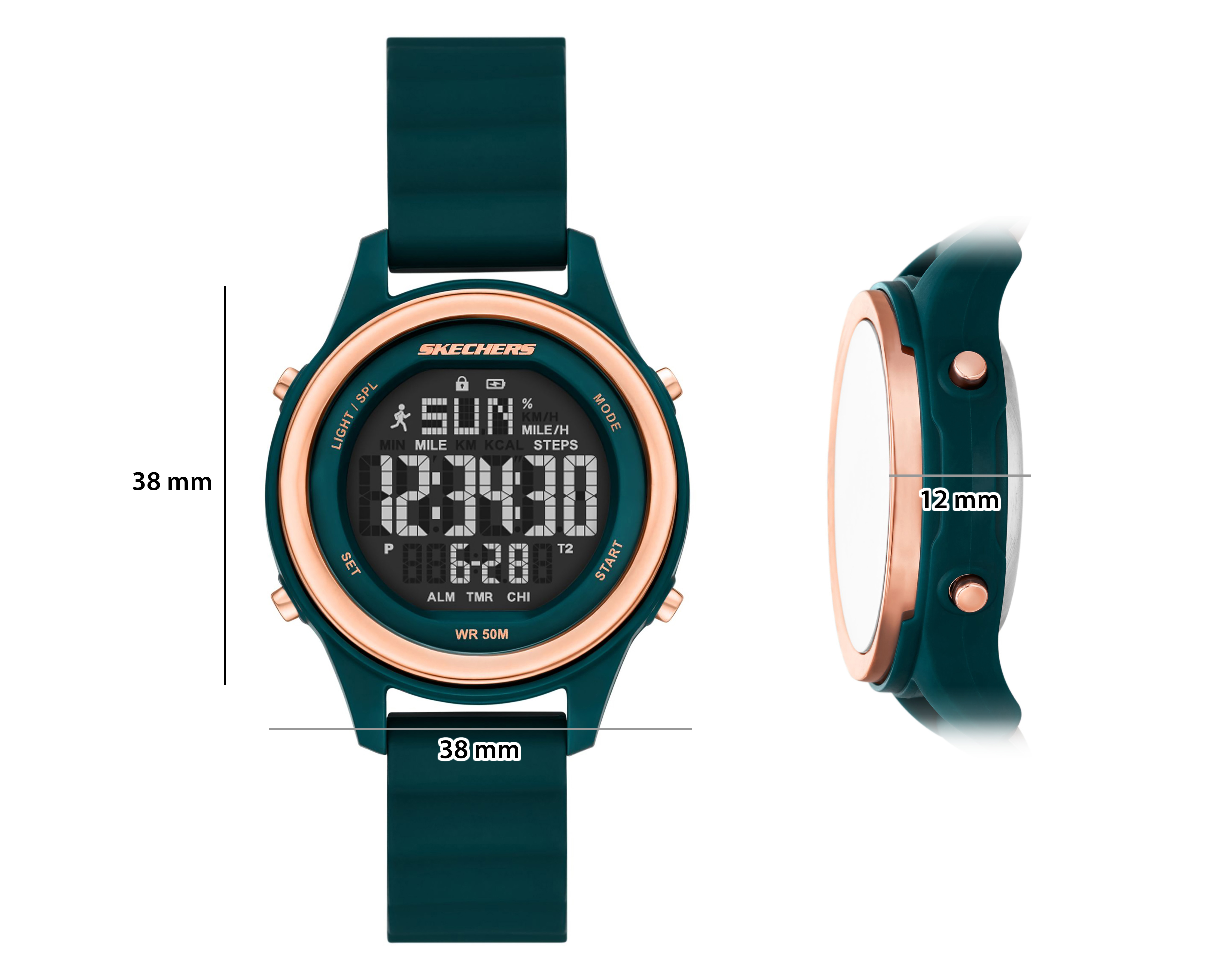 Foto 7 | Foto 7 | Reloj Skechers para Mujer Fairhaven Verde