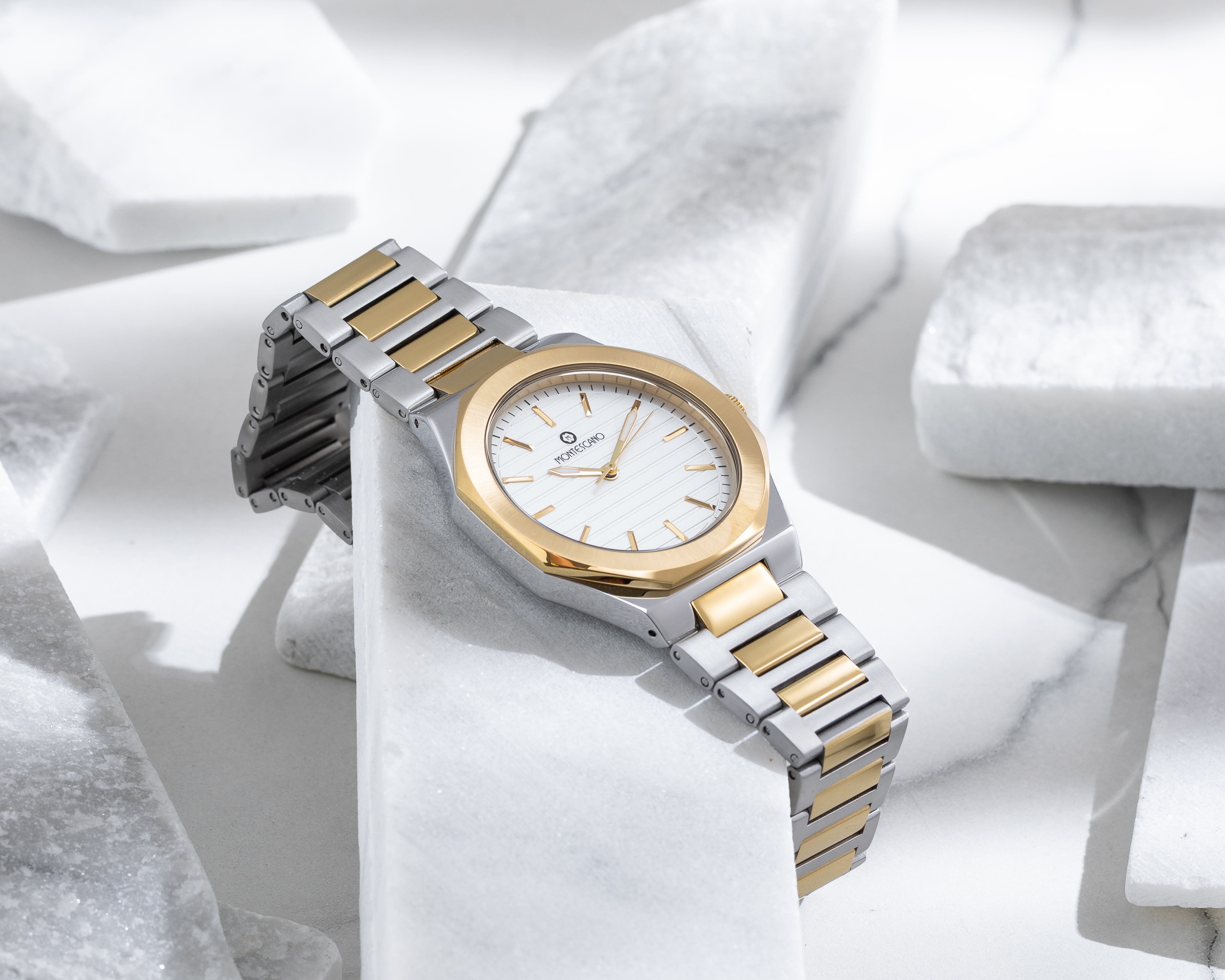 Foto 6 | Foto 6 | Reloj Montescano para Hombre TASTC3520 Plateado/Dorado