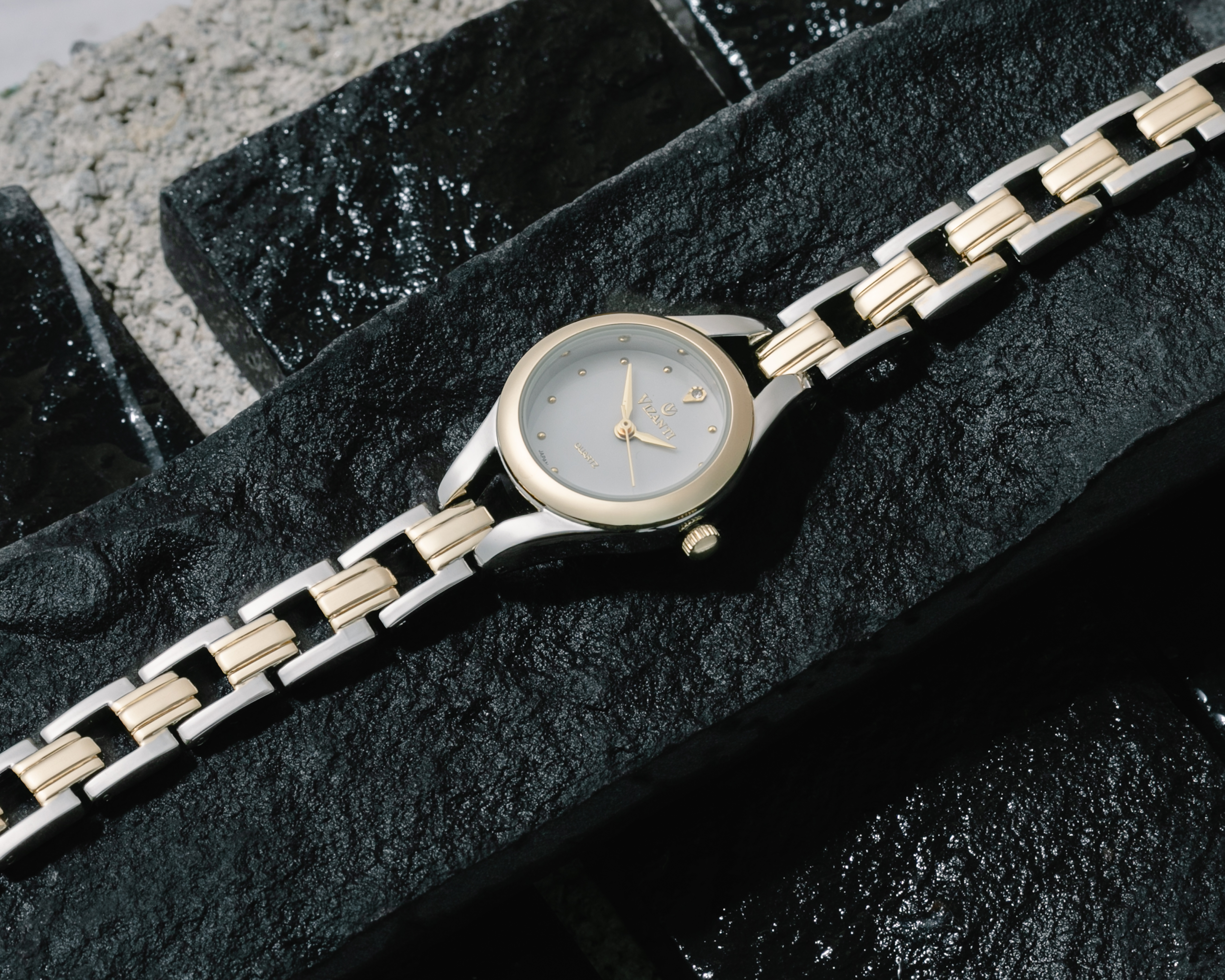 Foto 7 pulgar | Foto 6 | Reloj Montescano para Mujer RVTB3468 Dorado y Plateado