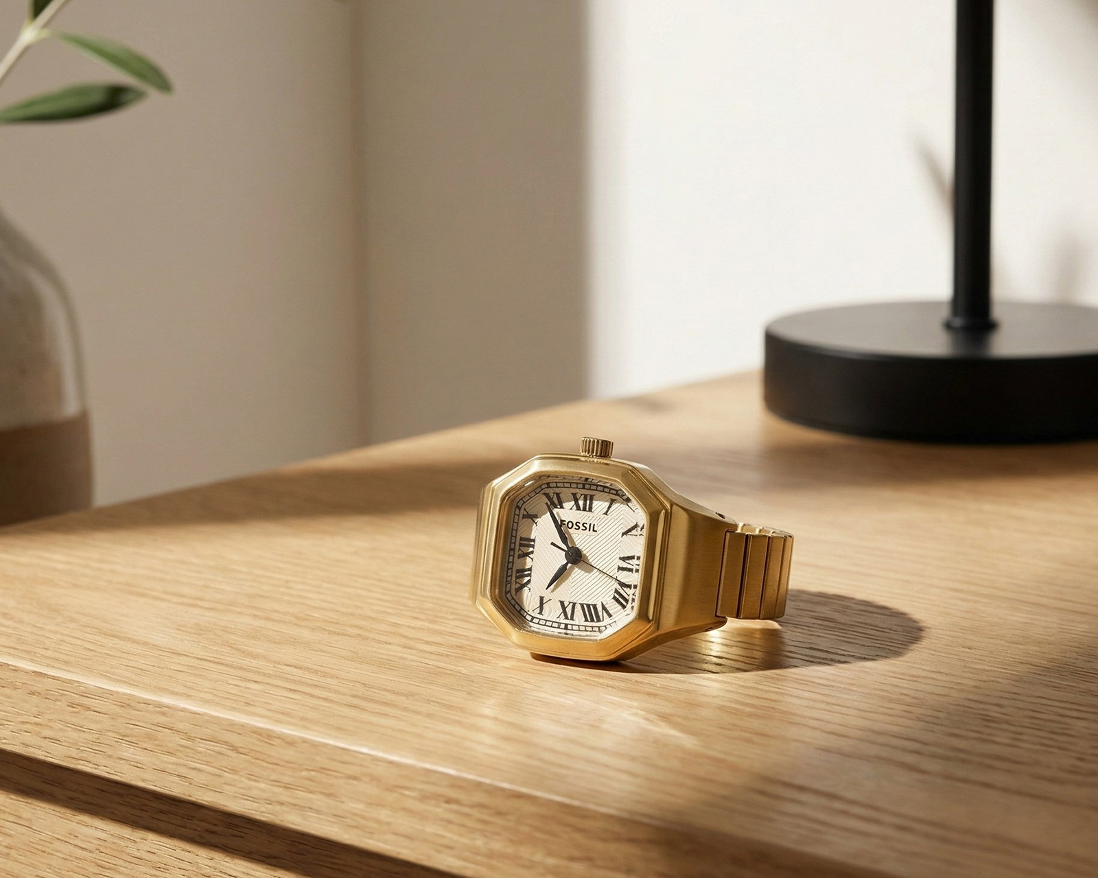 Foto 6 pulgar | Foto 5 | Reloj de Anillo Fossil para Mujer ES5446 Dorado