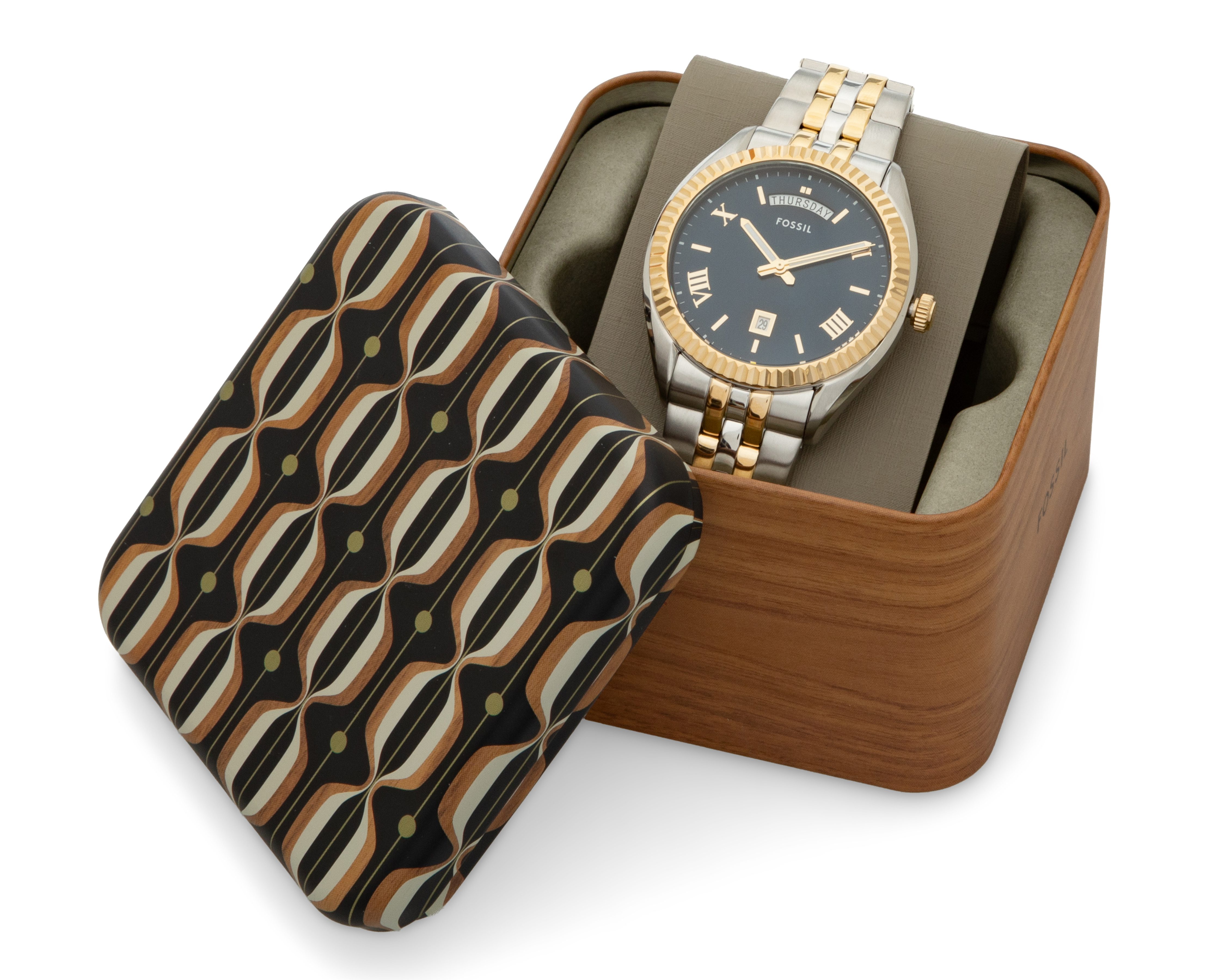 Foto 5 | Foto 5 | Reloj Fossil para Hombre FS6141 Dorado