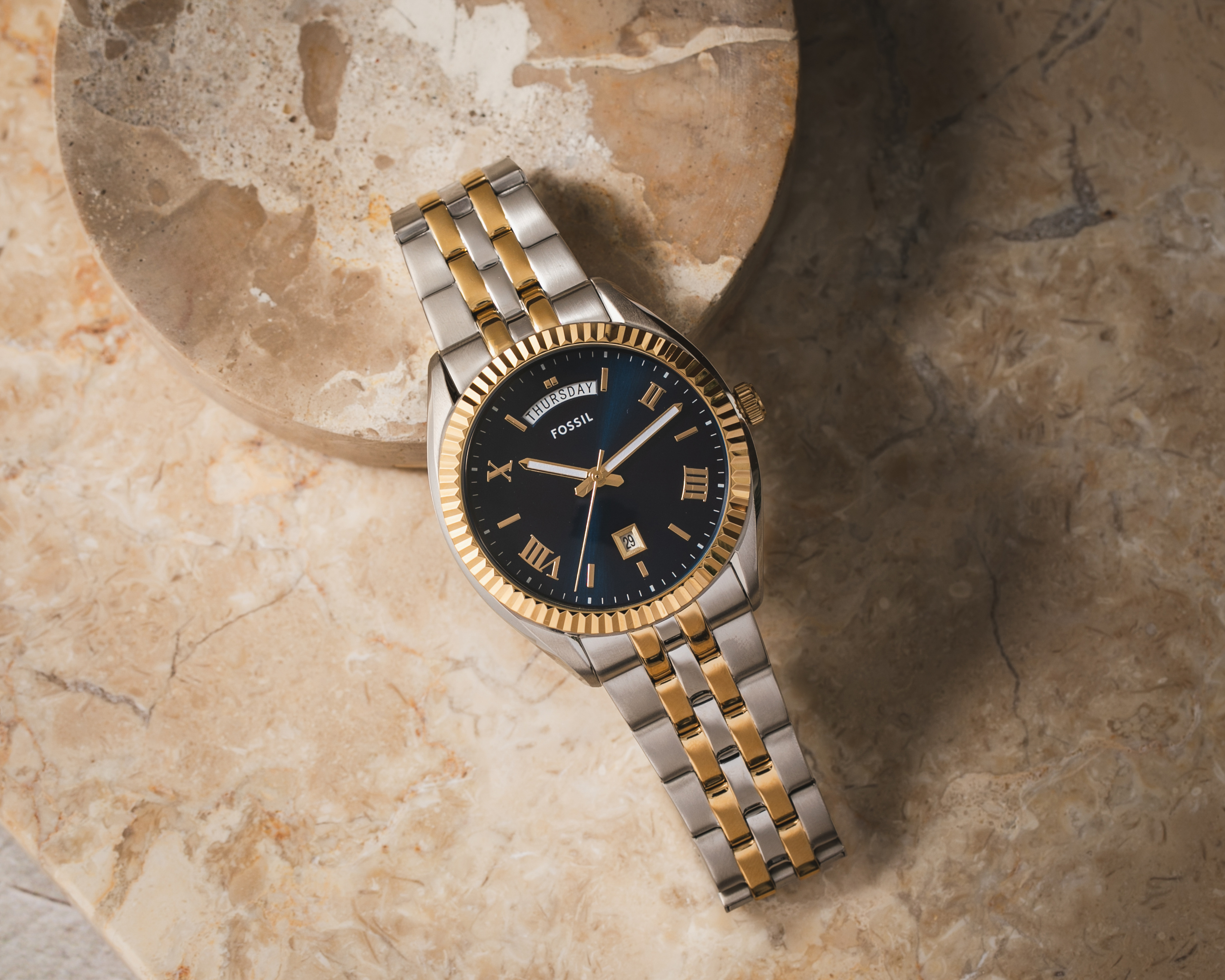 Foto 7 pulgar | Foto 6 | Reloj Fossil para Hombre FS6141 Dorado