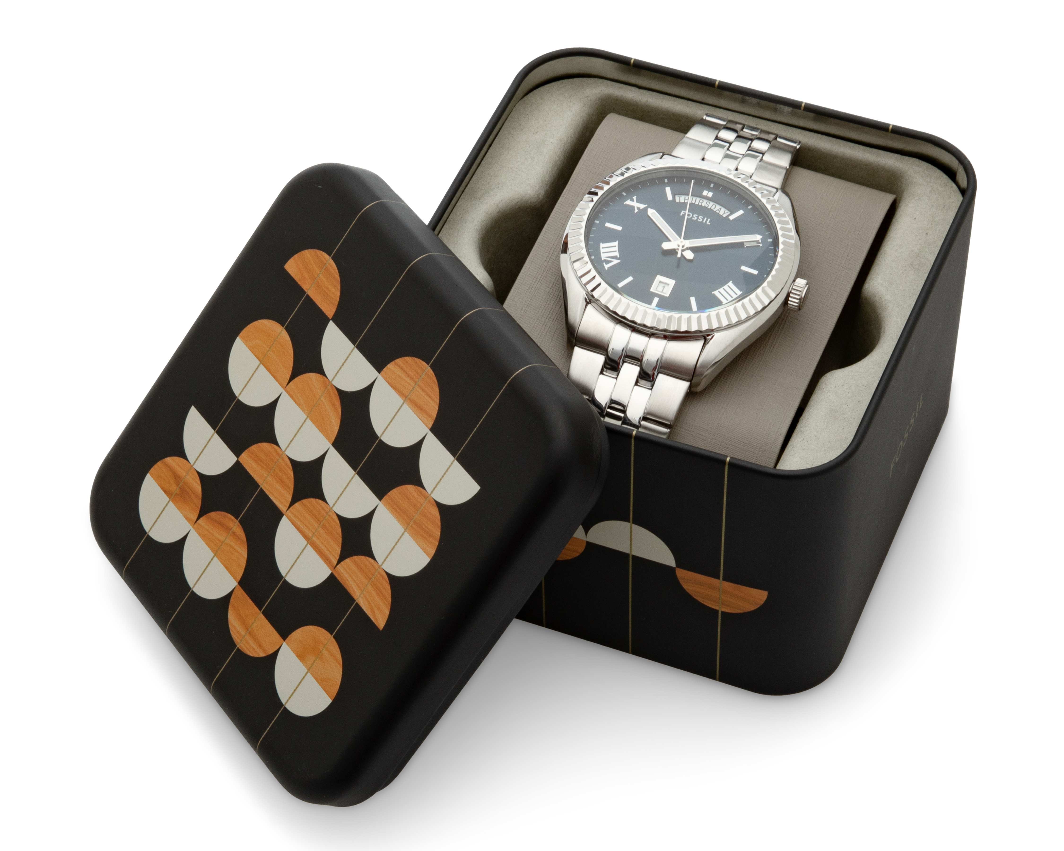 Foto 6 pulgar | Foto 5 | Reloj Fossil para Hombre FS6140 Plateado