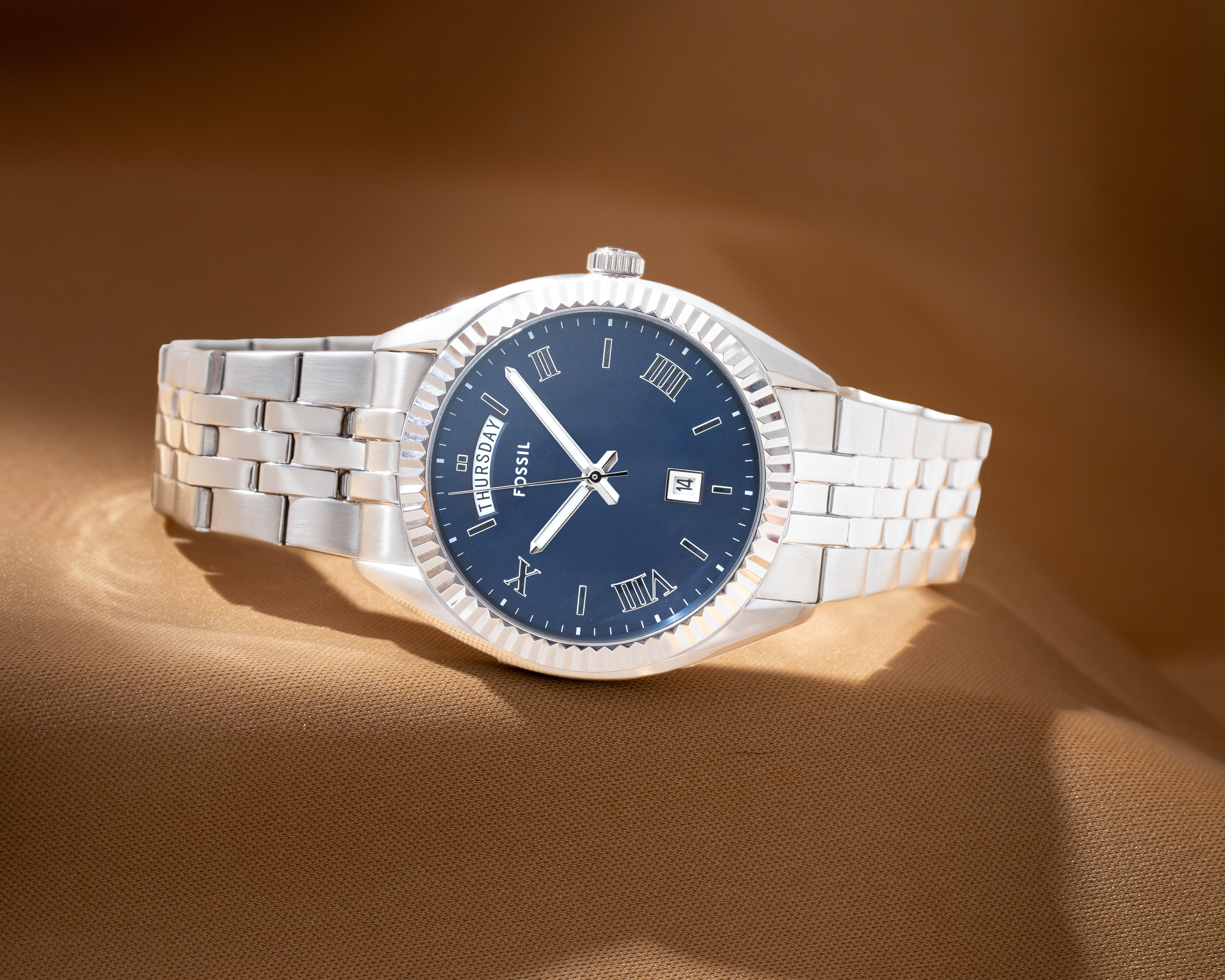 Foto 6 | Foto 6 | Reloj Fossil para Hombre FS6140 Plateado