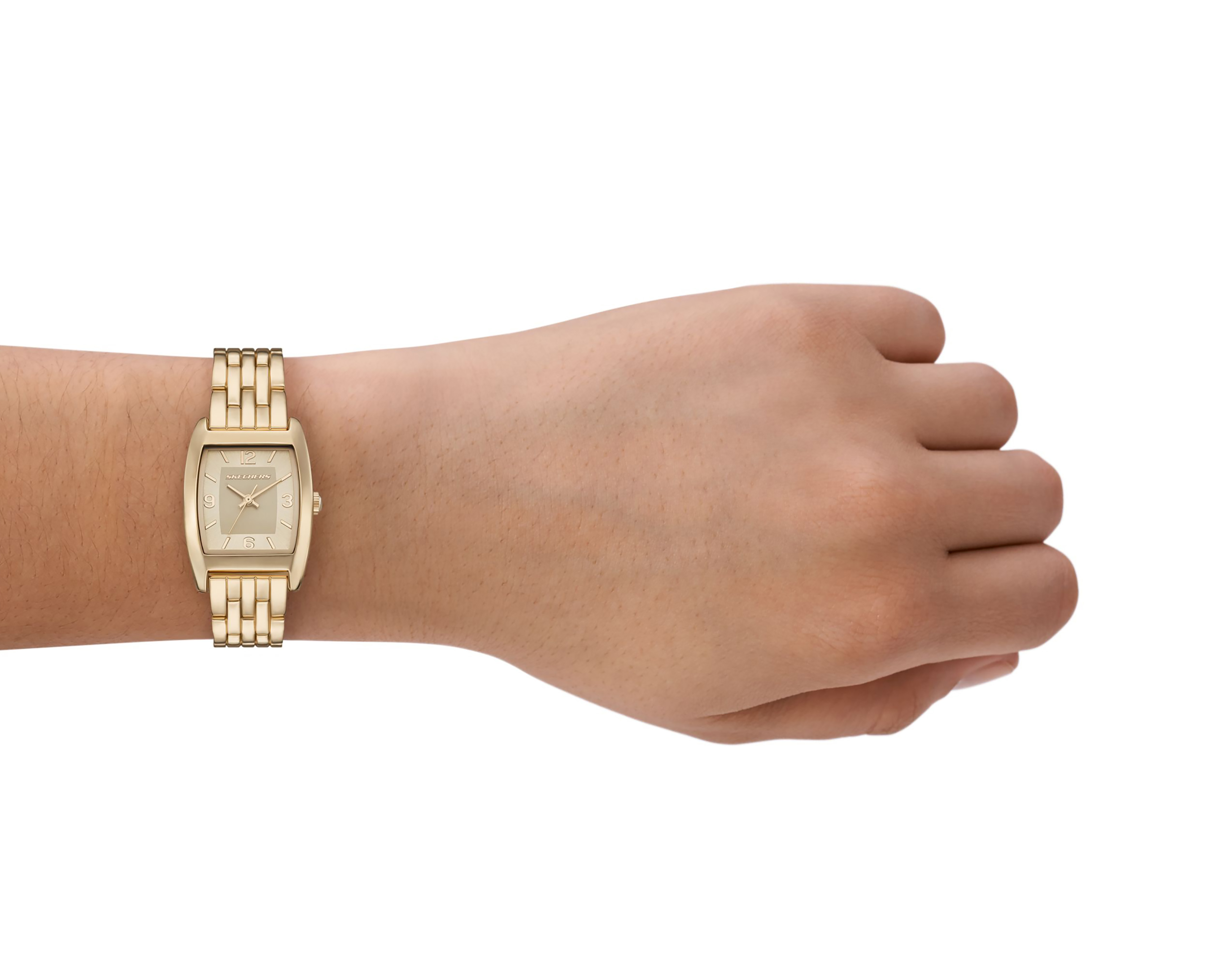 Foto 6 pulgar | Foto 5 | Reloj Skechers para Mujer SR9134 Dorado con 3 Accesorios