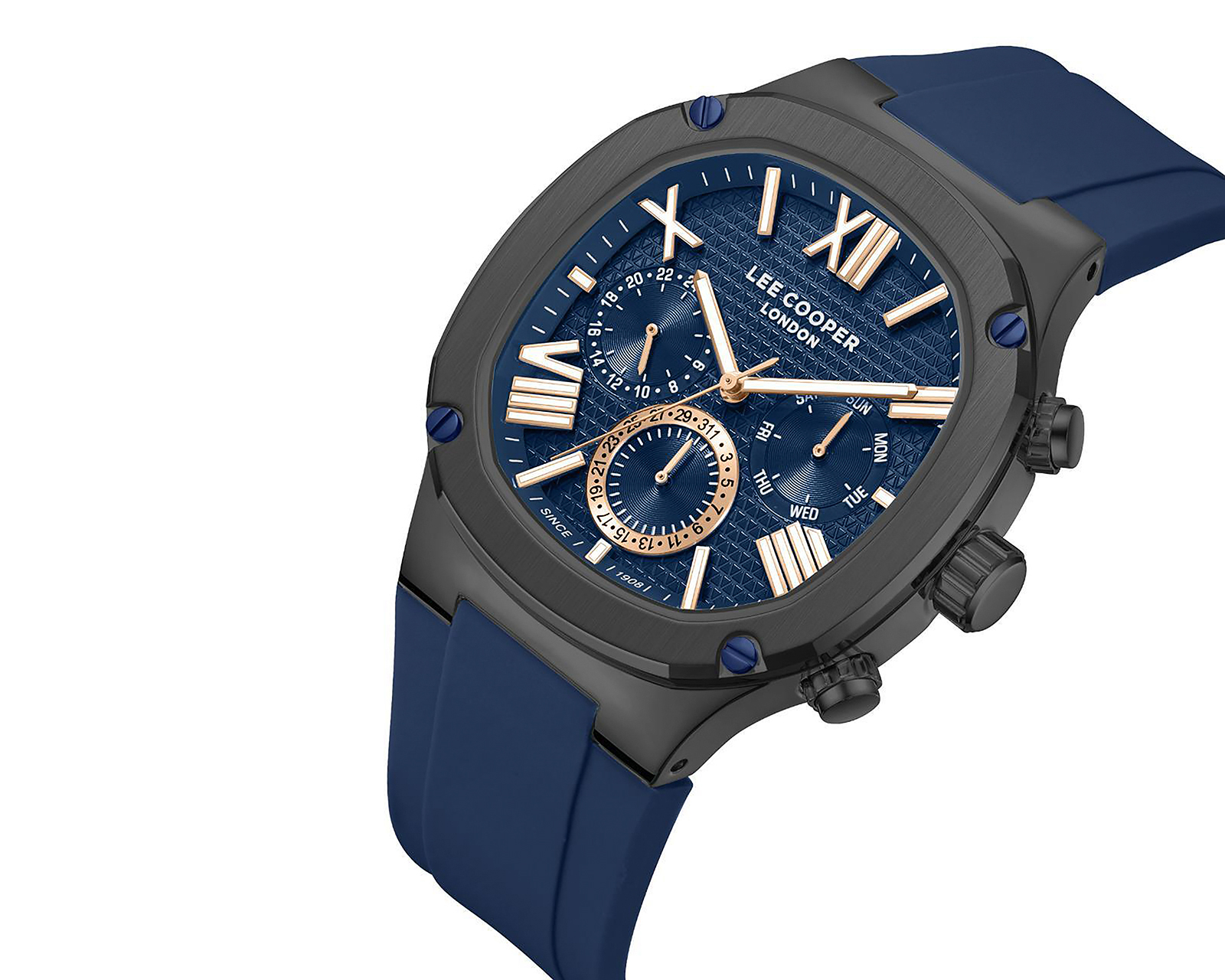 Foto 4 | Foto 4 | Reloj Lee Cooper para Hombre LC08150.099 Azul