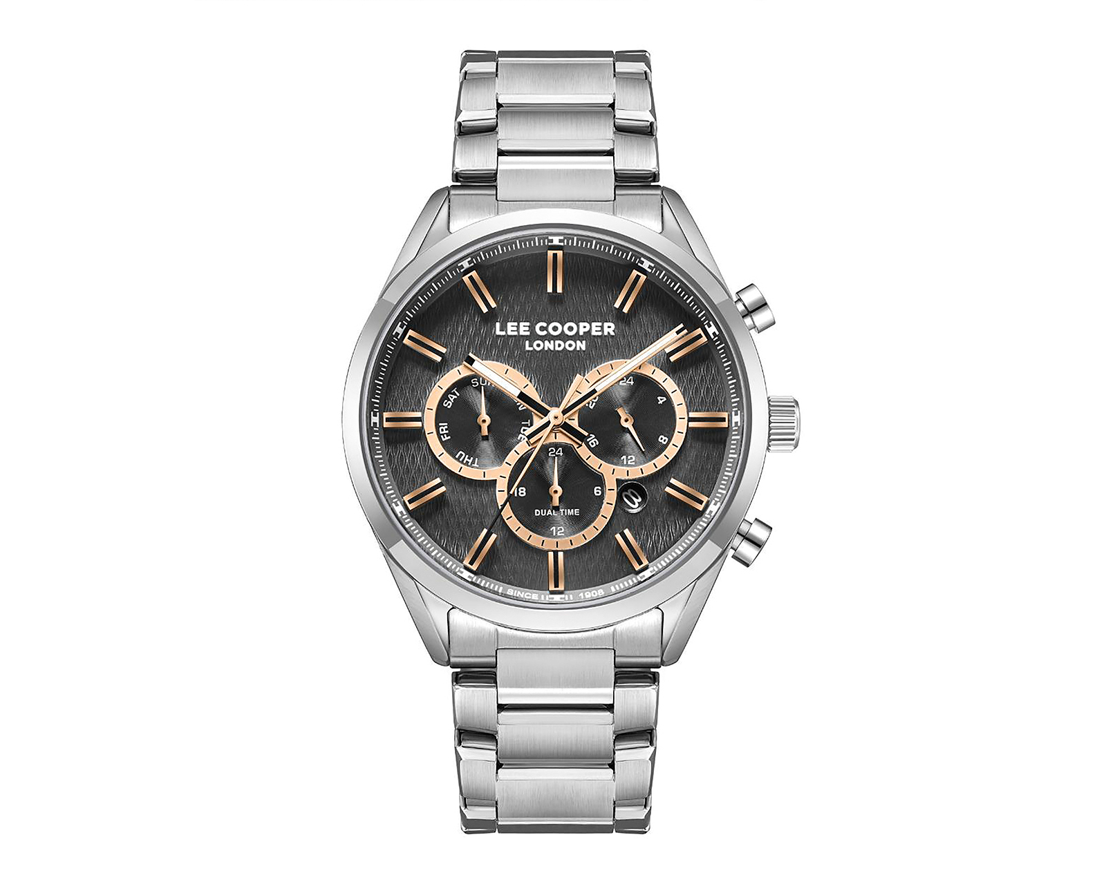 Reloj Lee Cooper para Hombre LC08153.360 Plateado