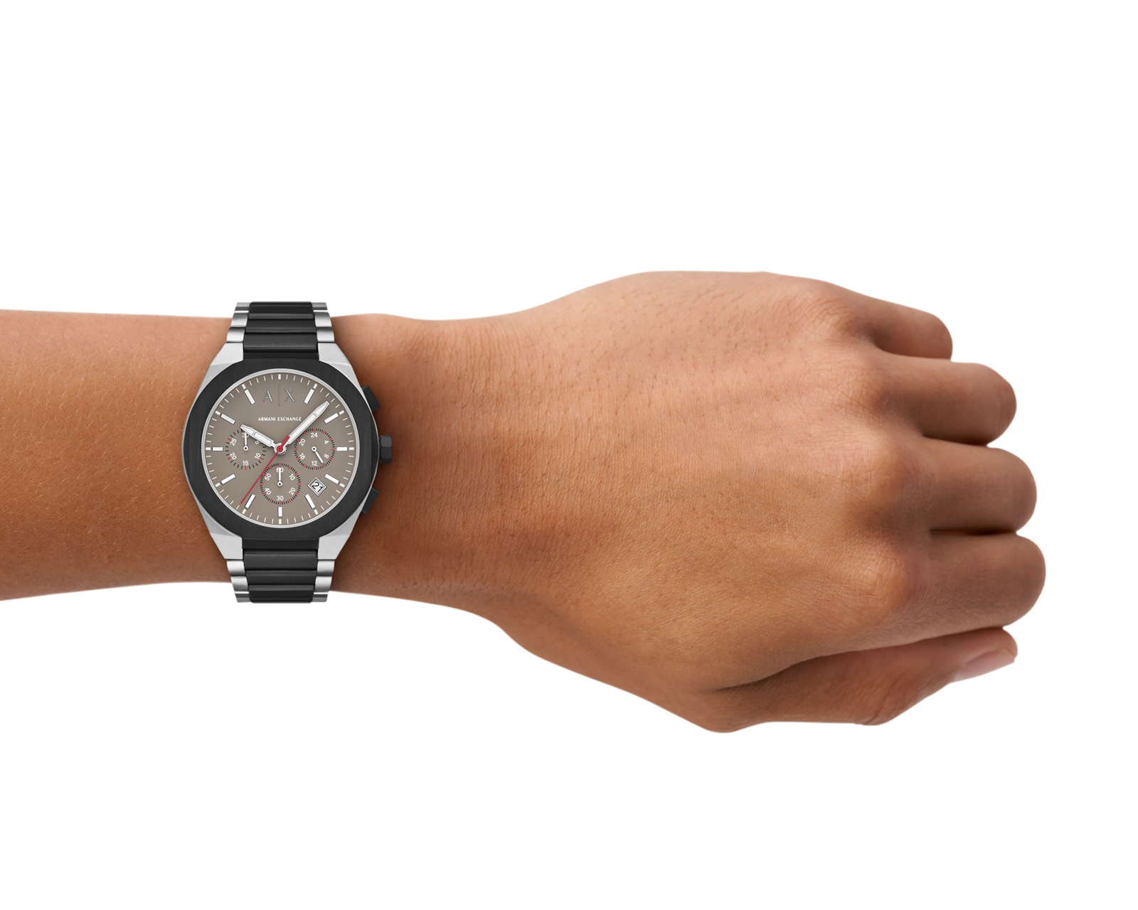 Foto 4 | Foto 4 | Reloj Armani Exchange para Hombre AX4199 Negro con Plateado