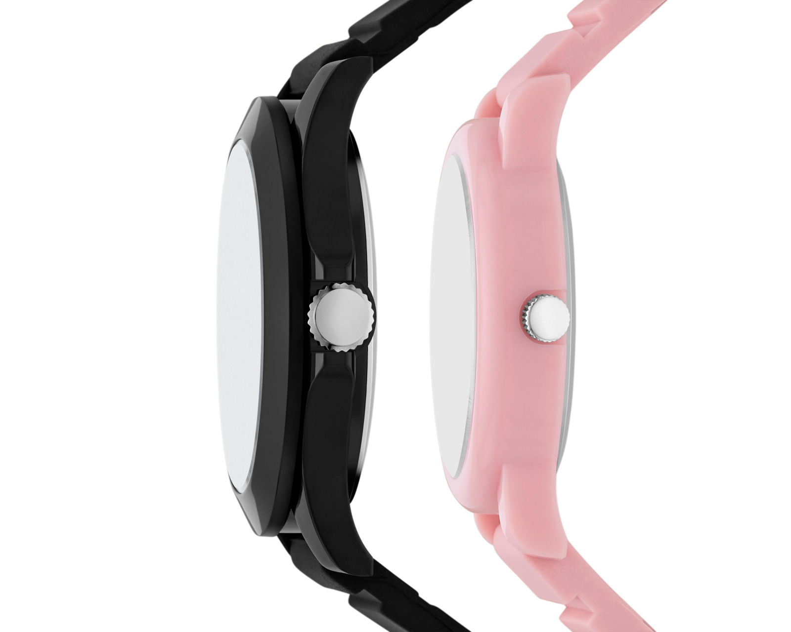 Foto 5 pulgar | Foto 4 | Set de Relojes Pareja Mujer y Hombre Skechers Negro y Rosa SR9141