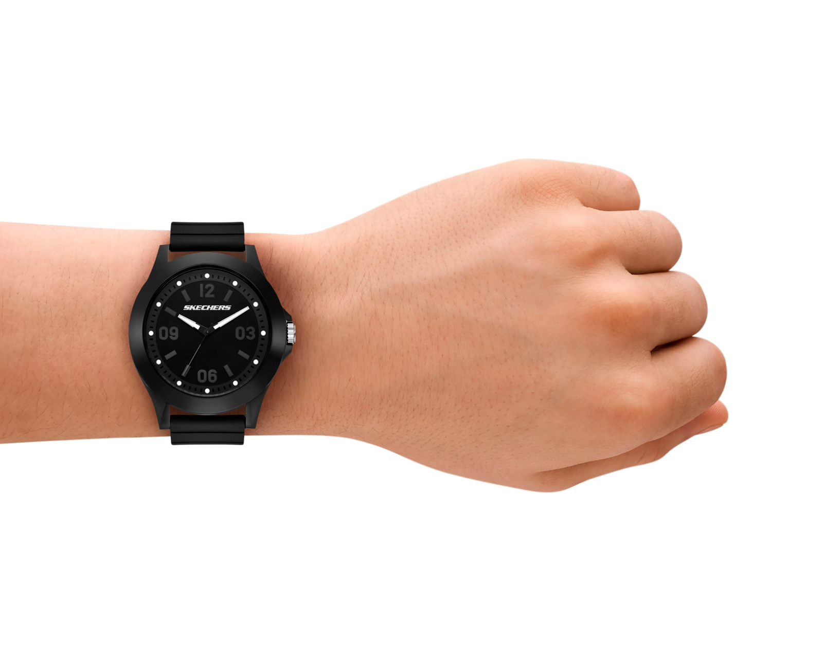 Foto 7 pulgar | Foto 6 | Set de Relojes Pareja Mujer y Hombre Skechers Negro y Rosa SR9141