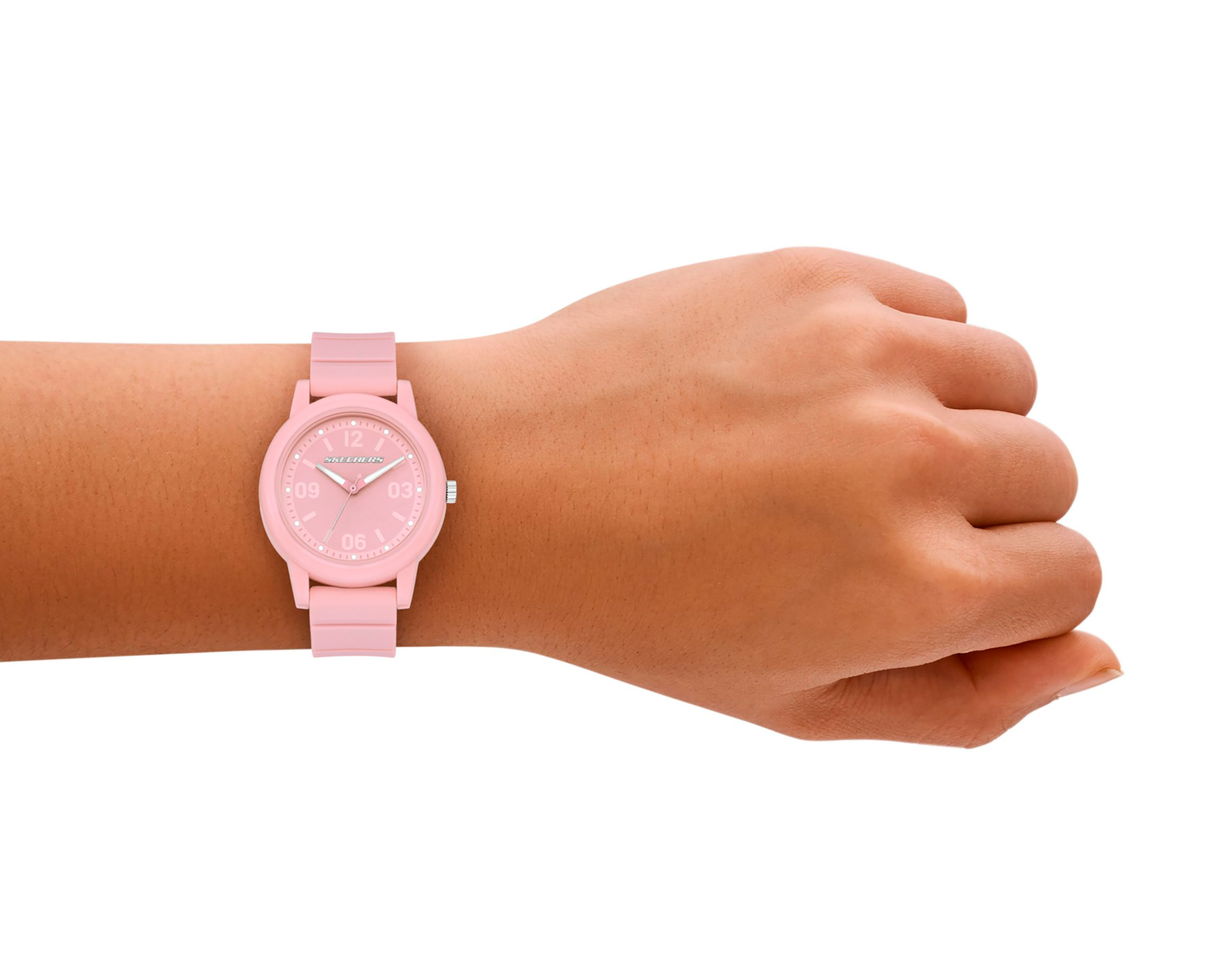 Foto 8 pulgar | Foto 7 | Set de Relojes Pareja Mujer y Hombre Skechers Negro y Rosa SR9141