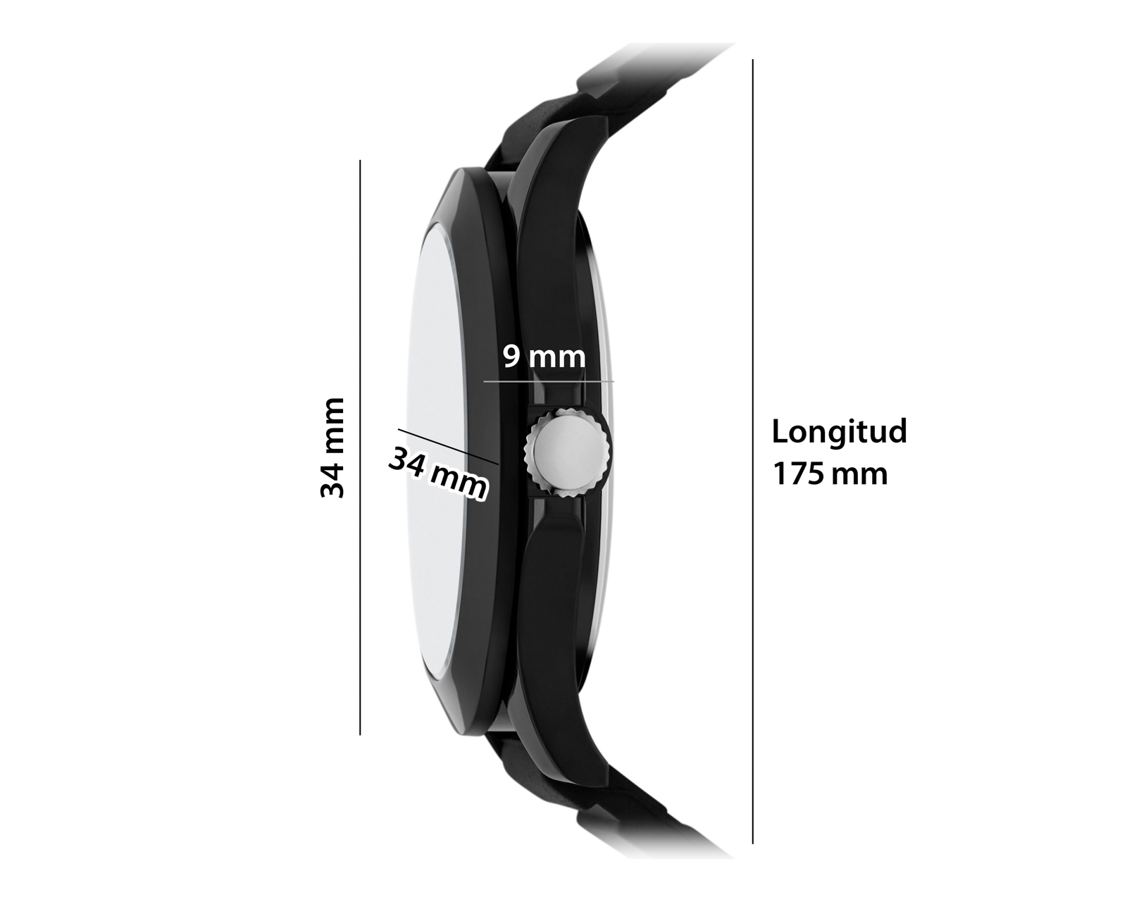 Foto 9 | Foto 9 | Set de Relojes Pareja Mujer y Hombre Skechers Negro y Rosa SR9141