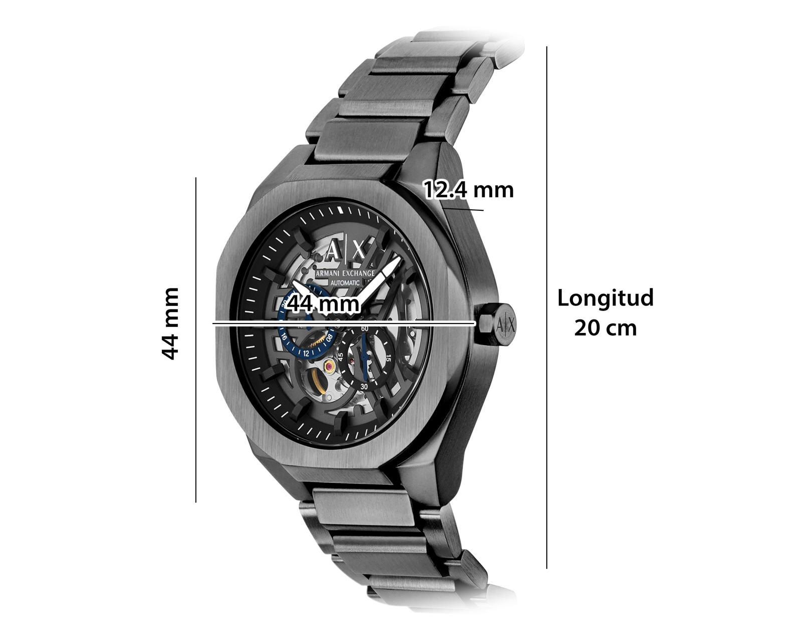 Foto 8 pulgar | Foto 7 | Reloj Armani Exchange para Hombre AX4195 Plomo