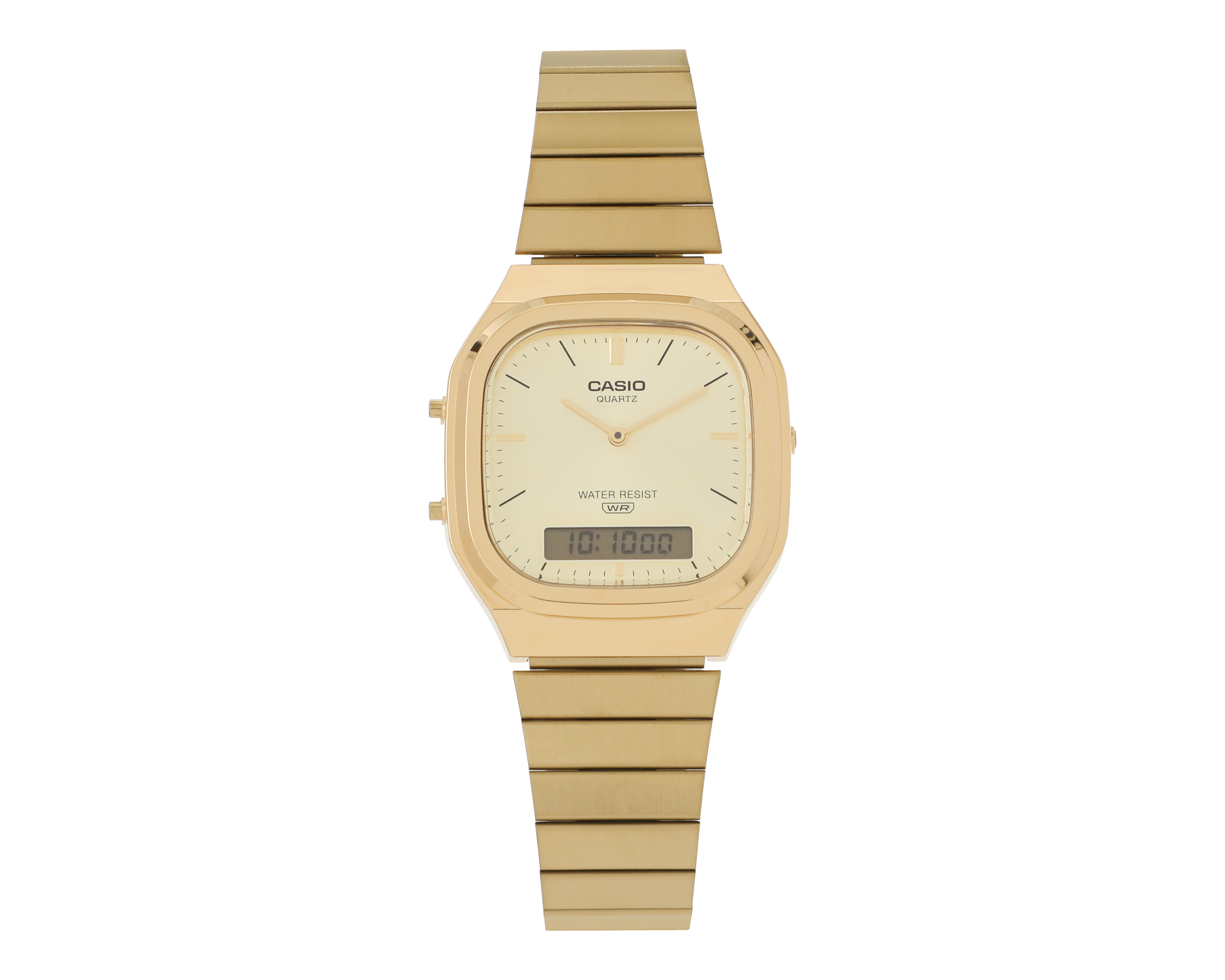 Foto 2 pulgar | Foto 1 | Reloj Casio Unisex AQ-240EG-9ACF Dorado