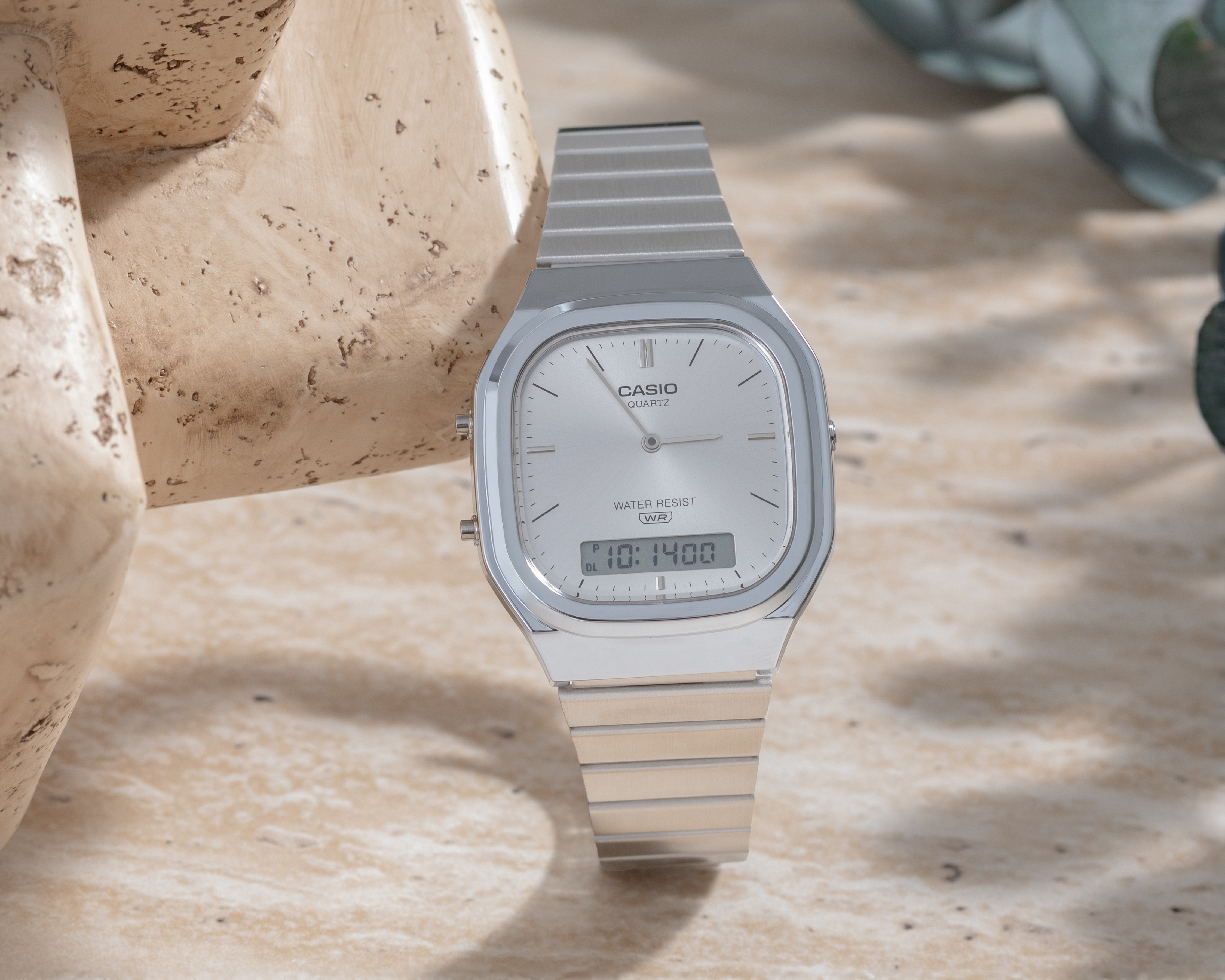 Foto 6 pulgar | Foto 5 | Reloj Casio Unisex AQ-240E-7ACF Plateado