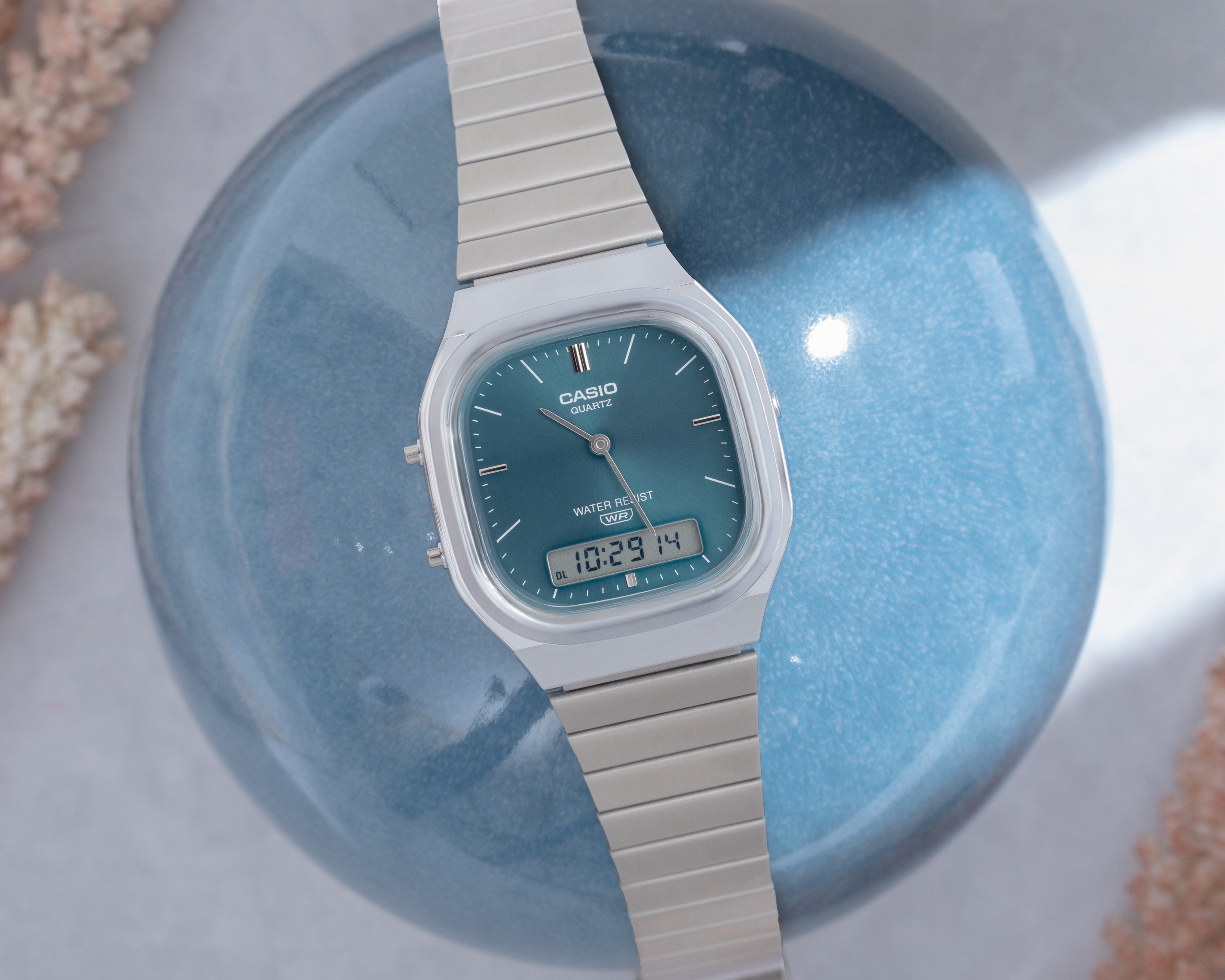 Foto 6 pulgar | Foto 5 | Reloj Casio Unisex AQ-240E-7ACF Plateado