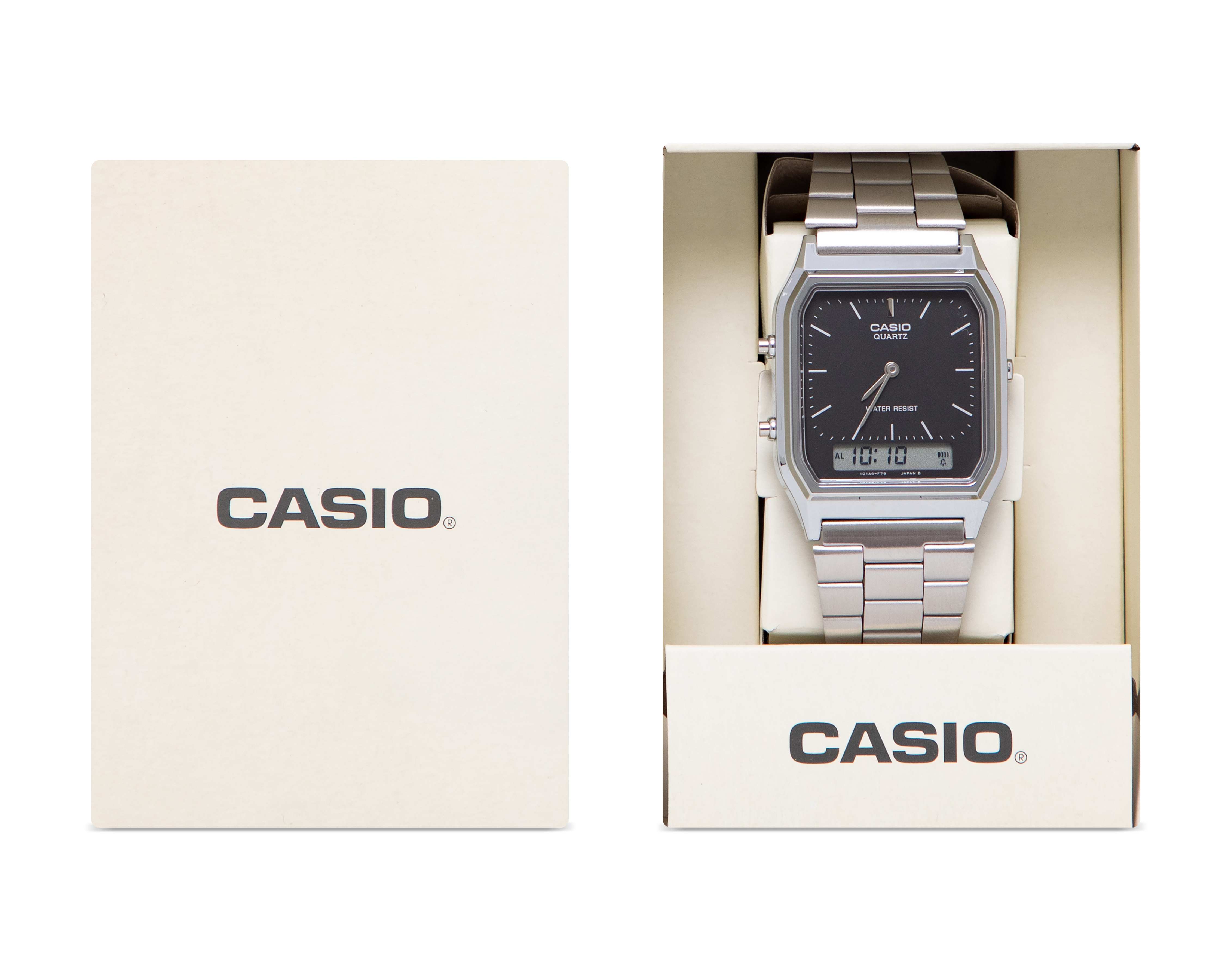 Foto 6 pulgar | Foto 5 | Reloj Casio Unisex AQ-240E-7ACF Plateado