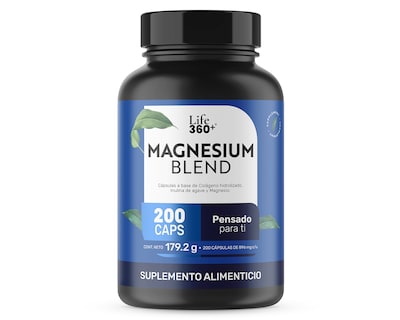 Foto 1 | Foto 1 | Suplemento Alimenticio Life360+ Colágeno Hidrolizado con Inulina de Agave y Magnesio 200 Cápsulas