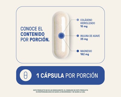 Foto 4 | Foto 4 | Suplemento Alimenticio Life360+ Colágeno Hidrolizado con Inulina de Agave y Magnesio 200 Cápsulas