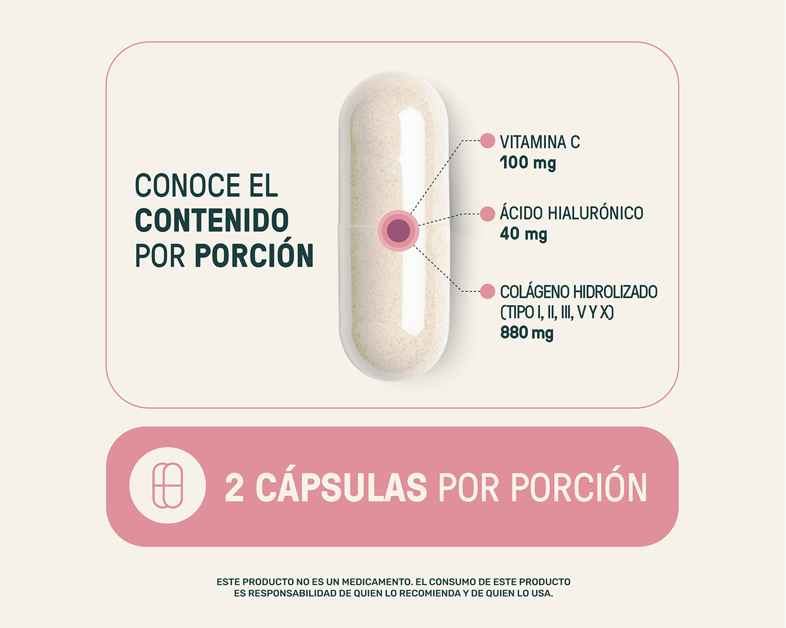 Foto 5 pulgar | Foto 4 | Colágeno Hidrolizado Life 360+ con Ácido Hialurónico 220 Cápsulas