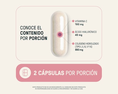 Foto 4 | Foto 4 | Colágeno Hidrolizado Life 360+ con Ácido Hialurónico 220 Cápsulas