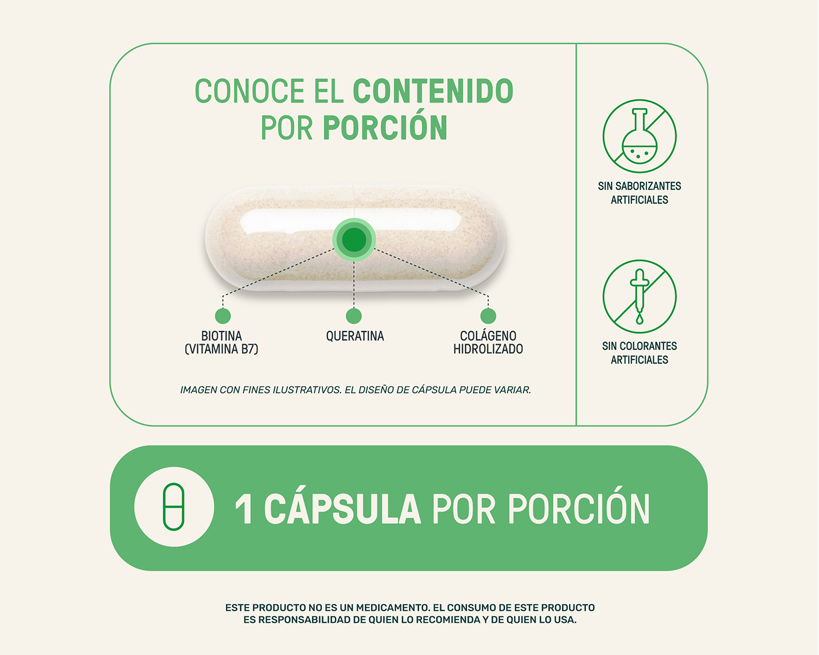 Foto 5 pulgar | Foto 4 | Suplemento Alimenticio Life360+ Colágeno Hidrolizado con Biotina y Queratina 200 Cápsulas