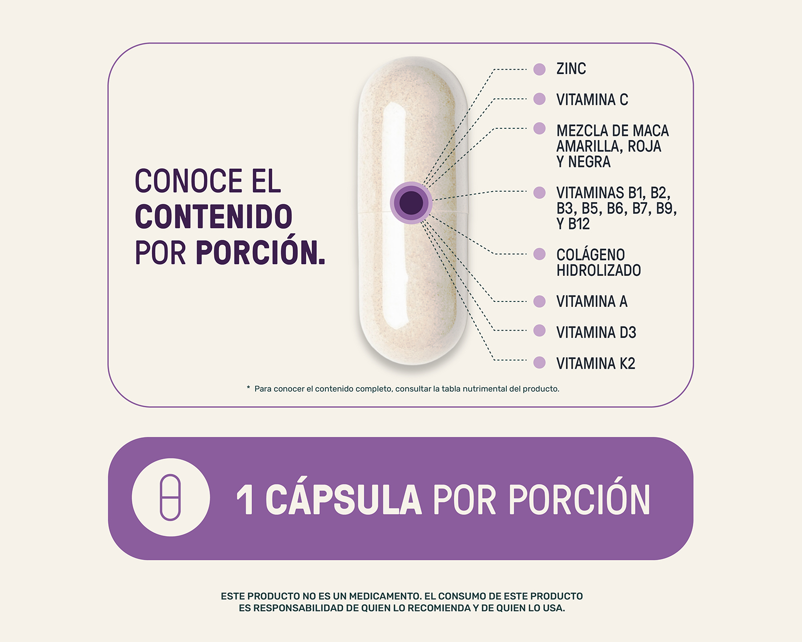 Foto 4 | Foto 4 | Suplemento Alimenticio Life 360+ Woman Blend Colágeno con Vitaminas  91.8 g