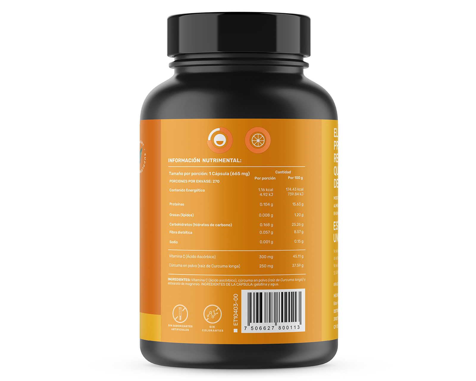 Foto 2 | Foto 2 | Suplemento Alimenticio Life360+ Vitamina C 270 Capsulas